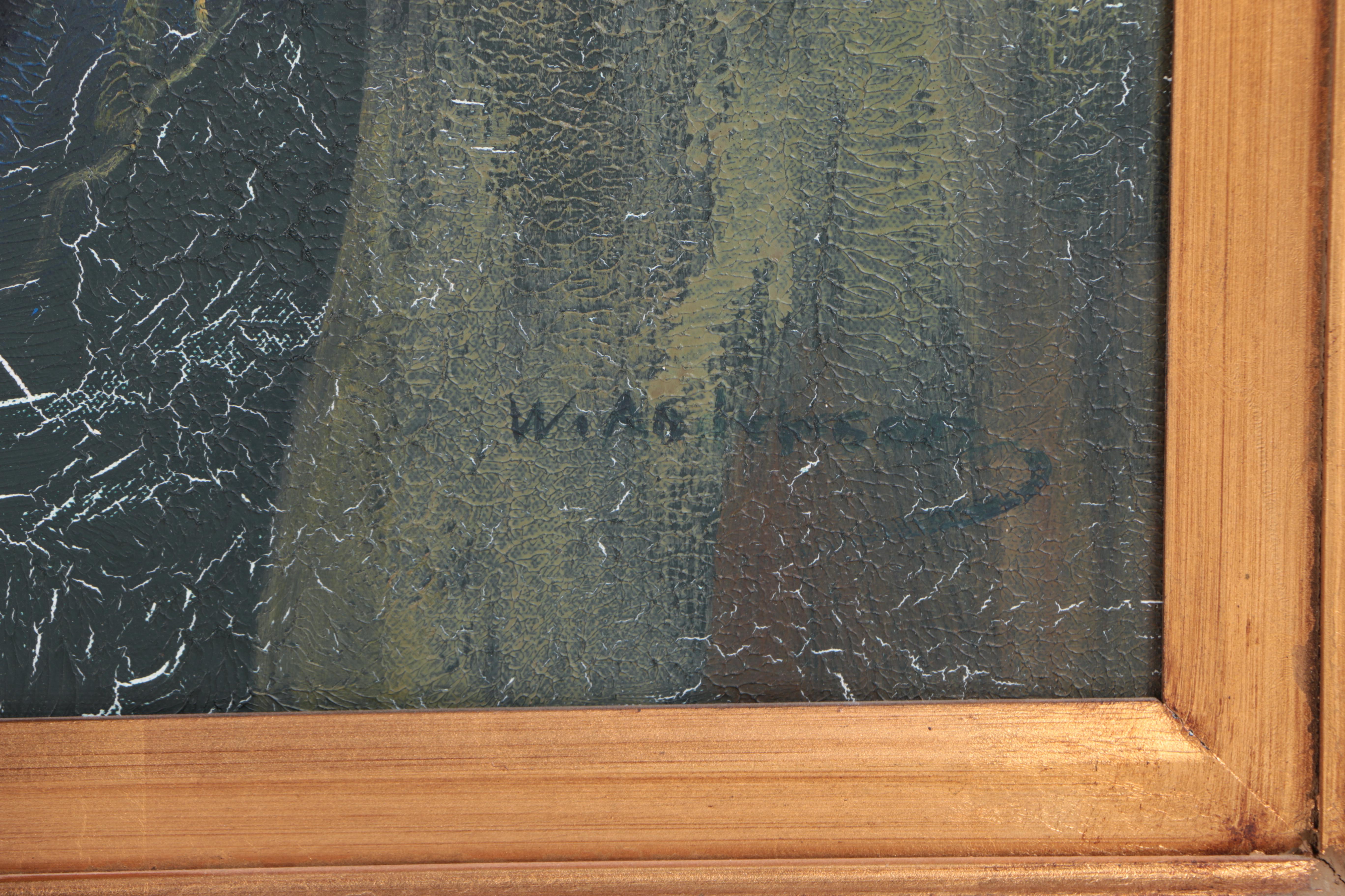 Oil Painting on Canvas of Elizabethan Era Couple