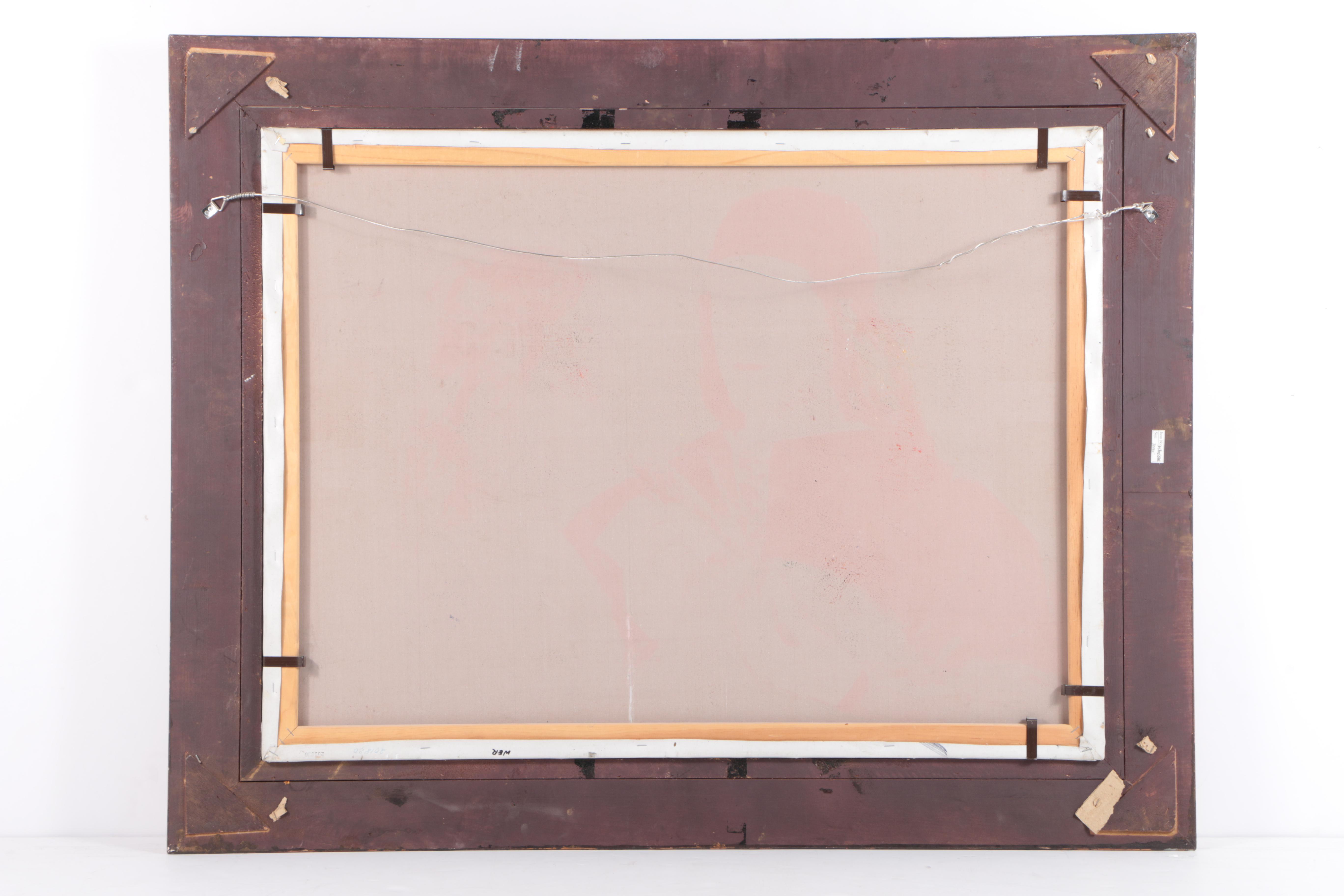 Oil Painting on Canvas of Elizabethan Era Couple