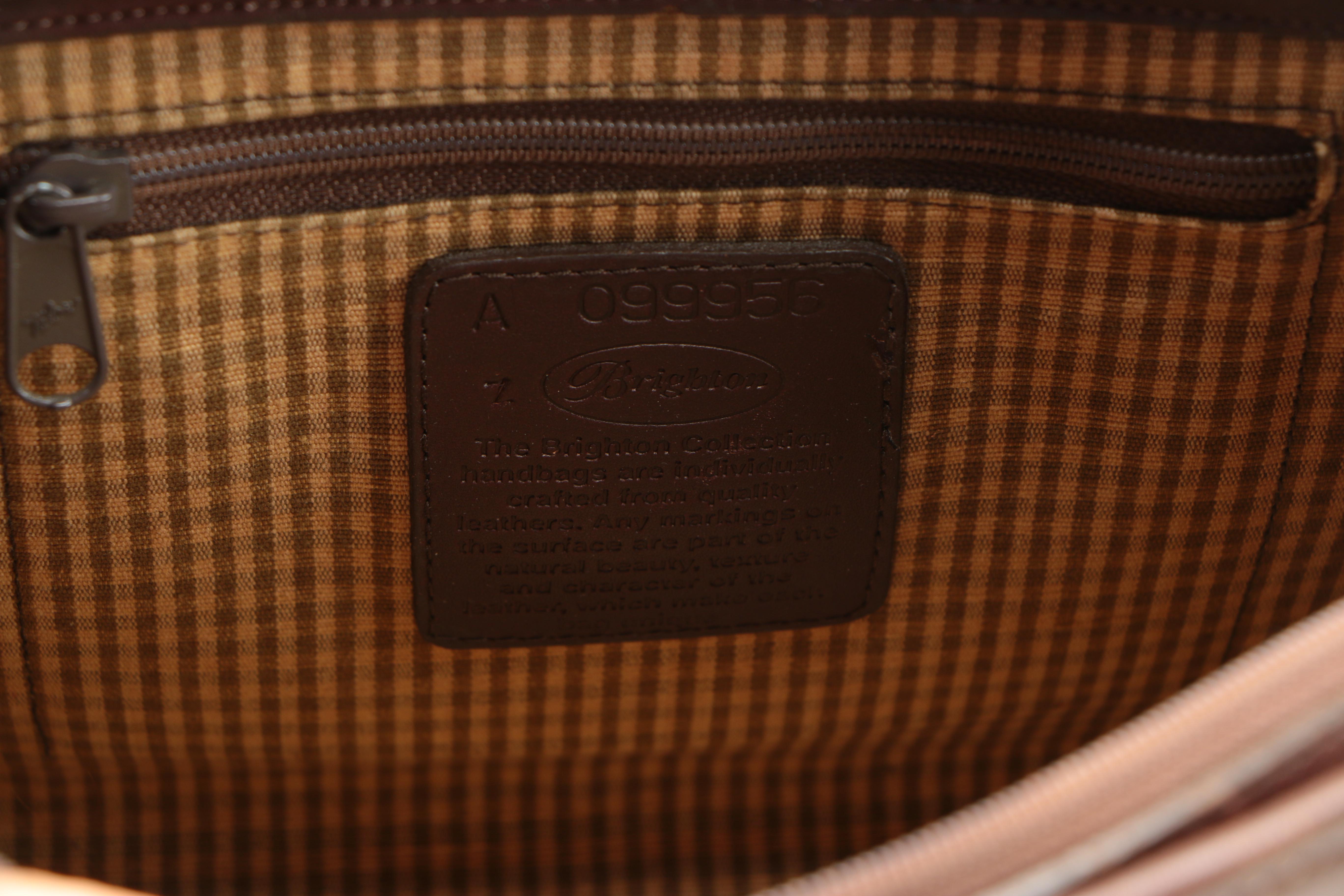 Brighton Woven Leather Handbag