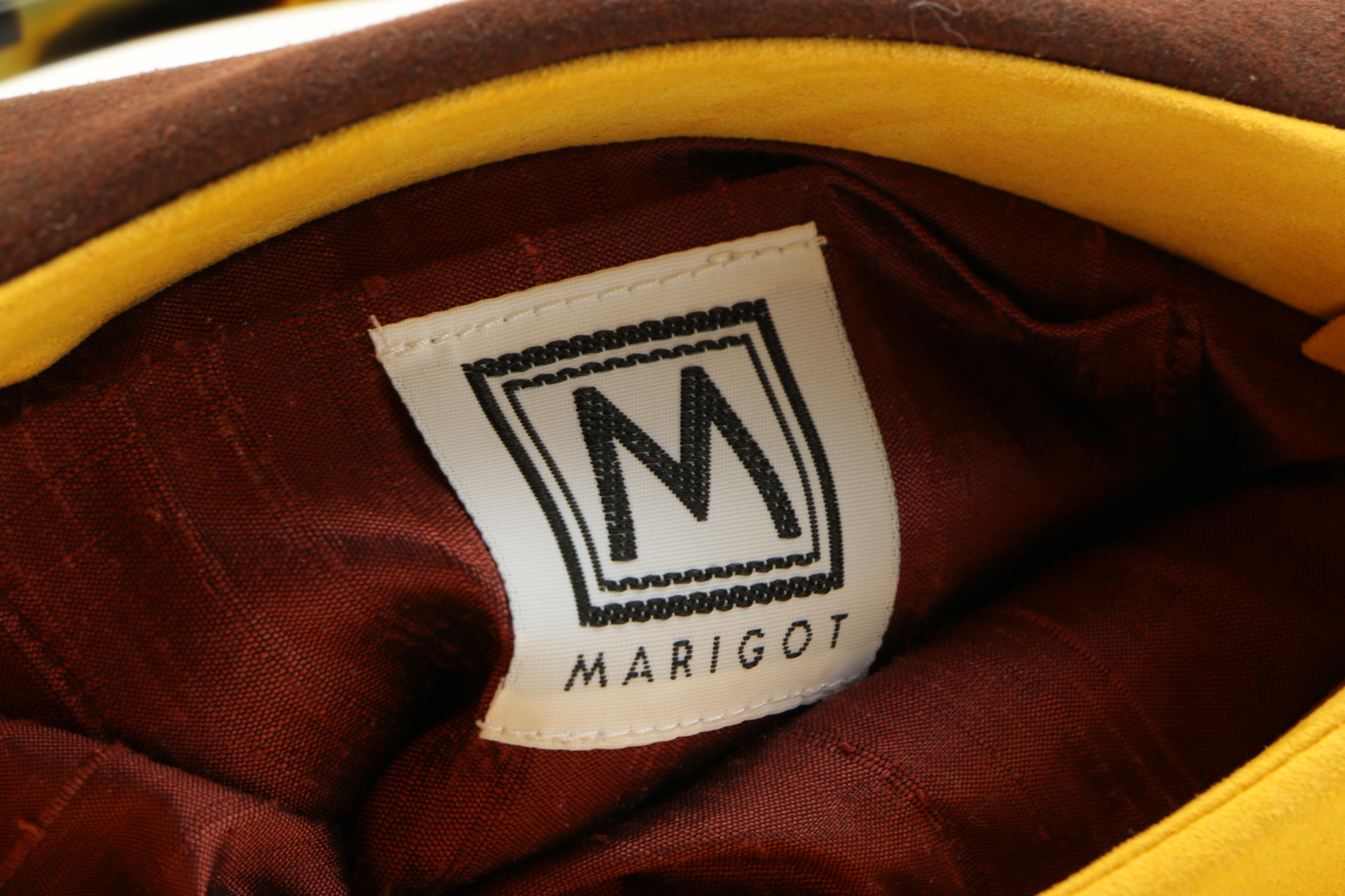 Marigot Yellow Suede Handbag