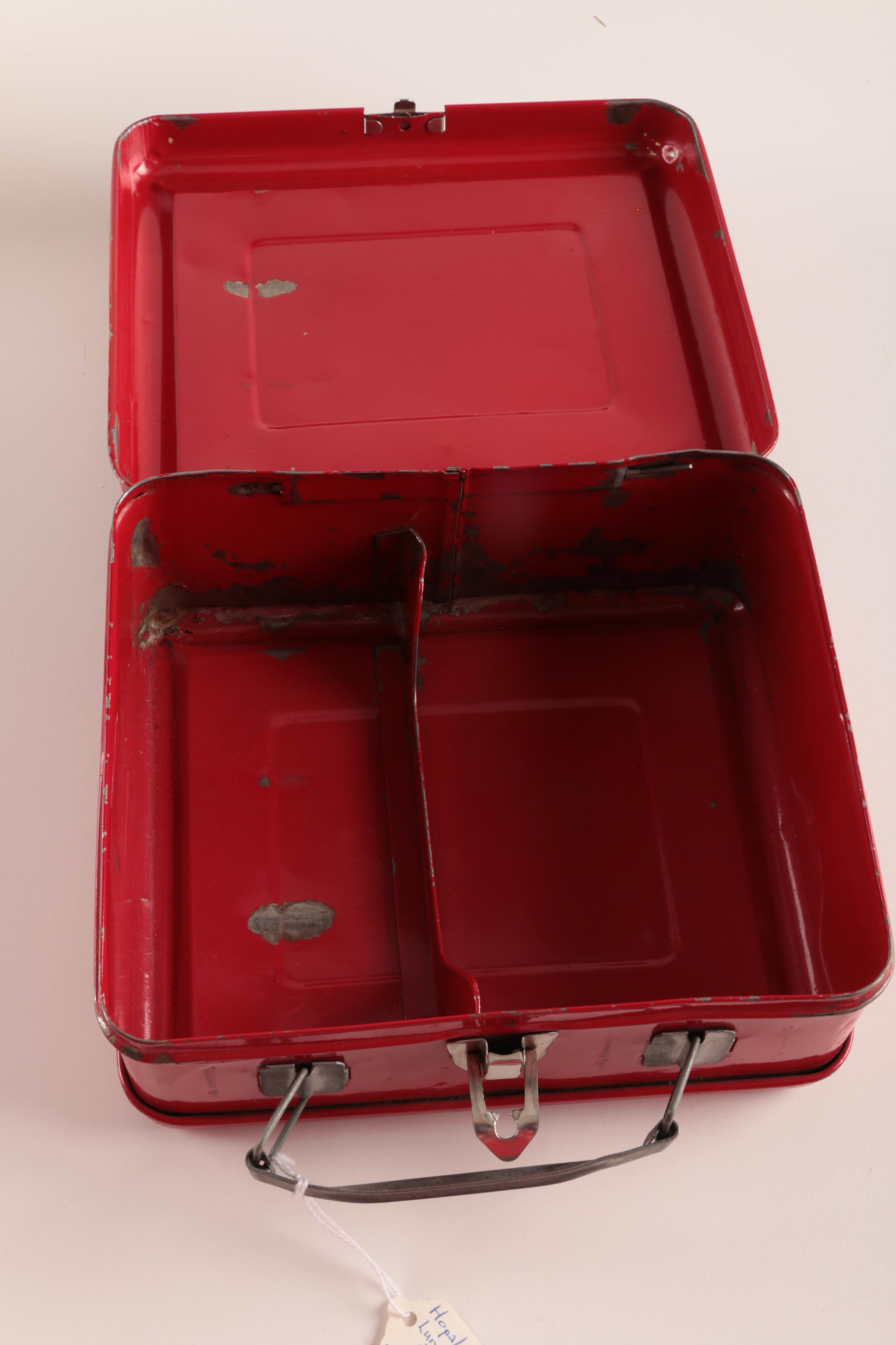 Vintage Hopalong Cassidy Metal Lunch Box and Thermos