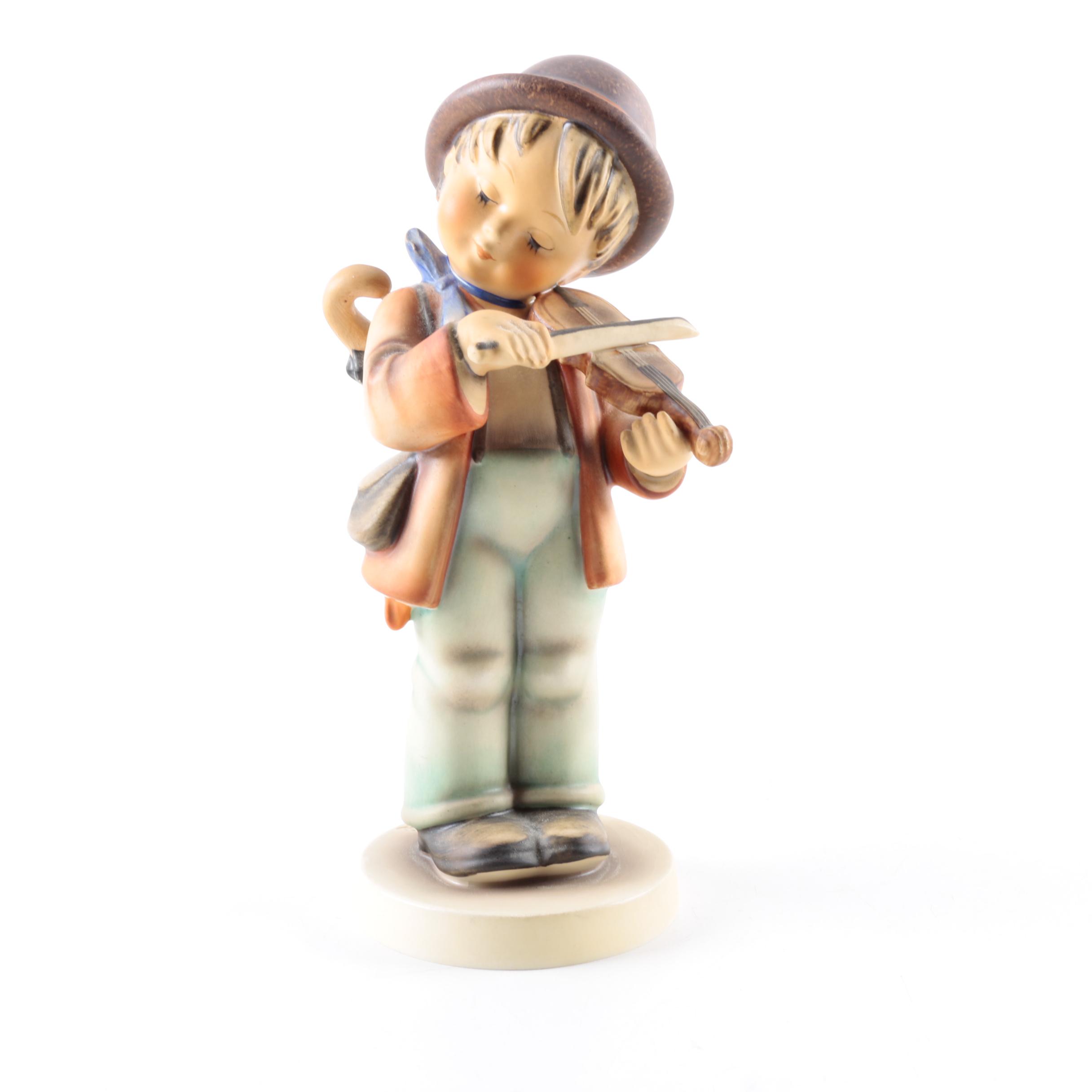 Vintage Hummel "Little Fiddler" Porcelain Figurine