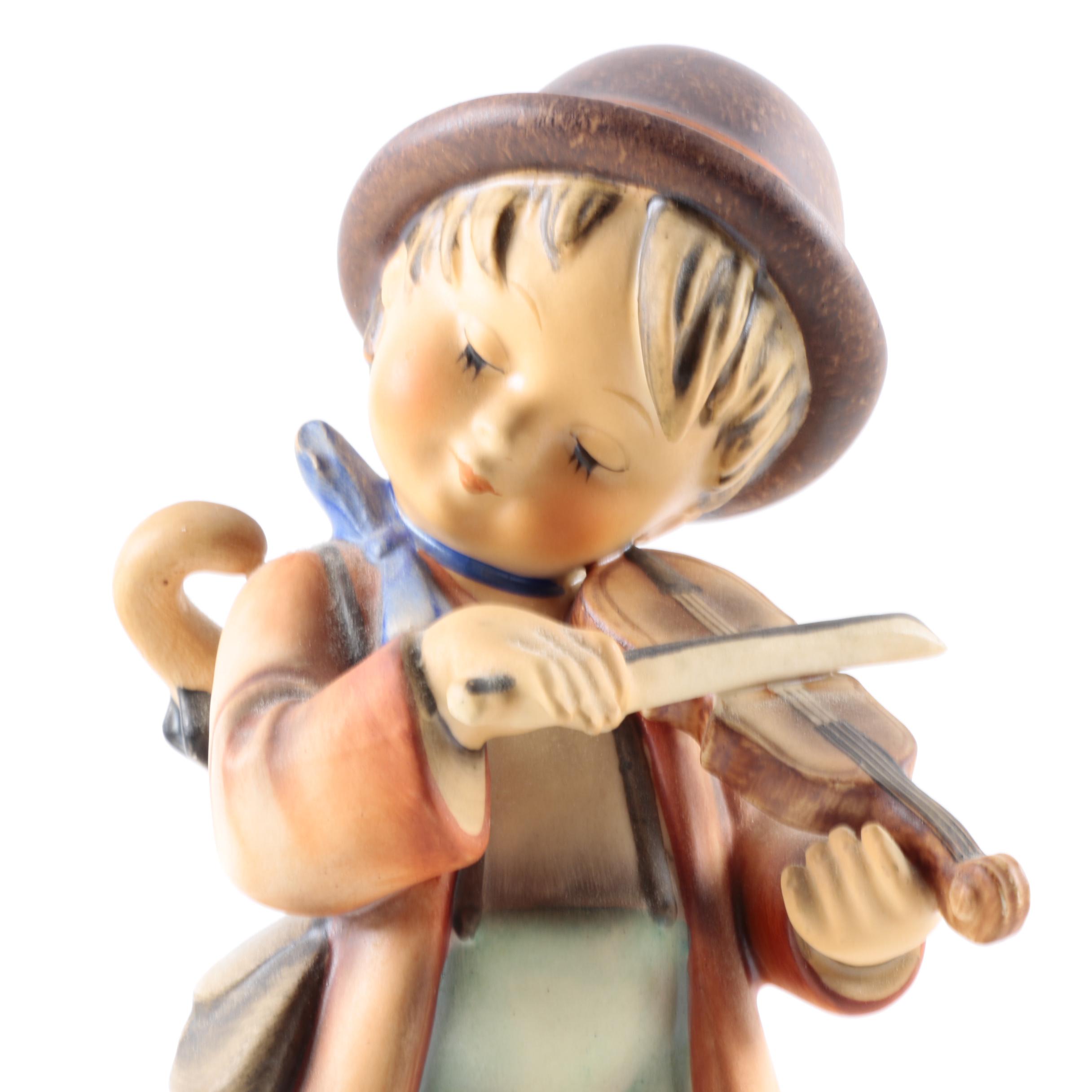 Vintage Hummel "Little Fiddler" Porcelain Figurine