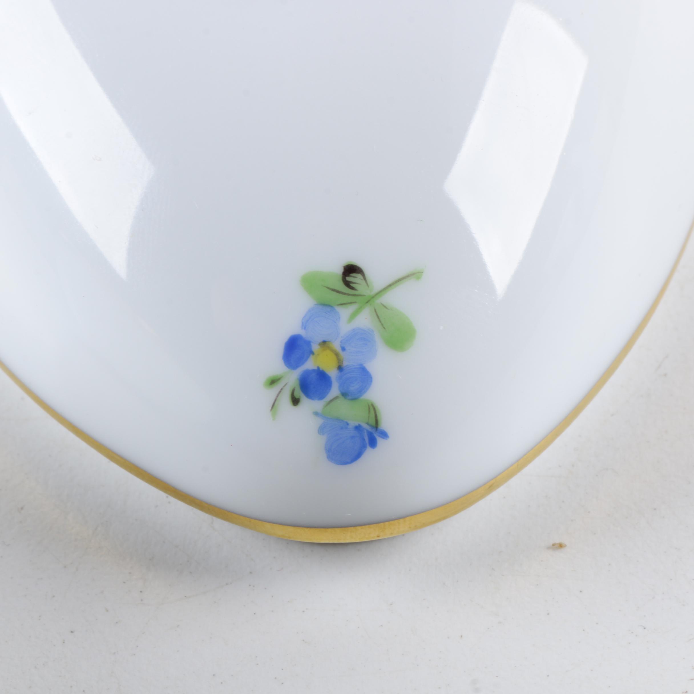 Herend Hand Painted Porcelain Egg Trinket Boxes