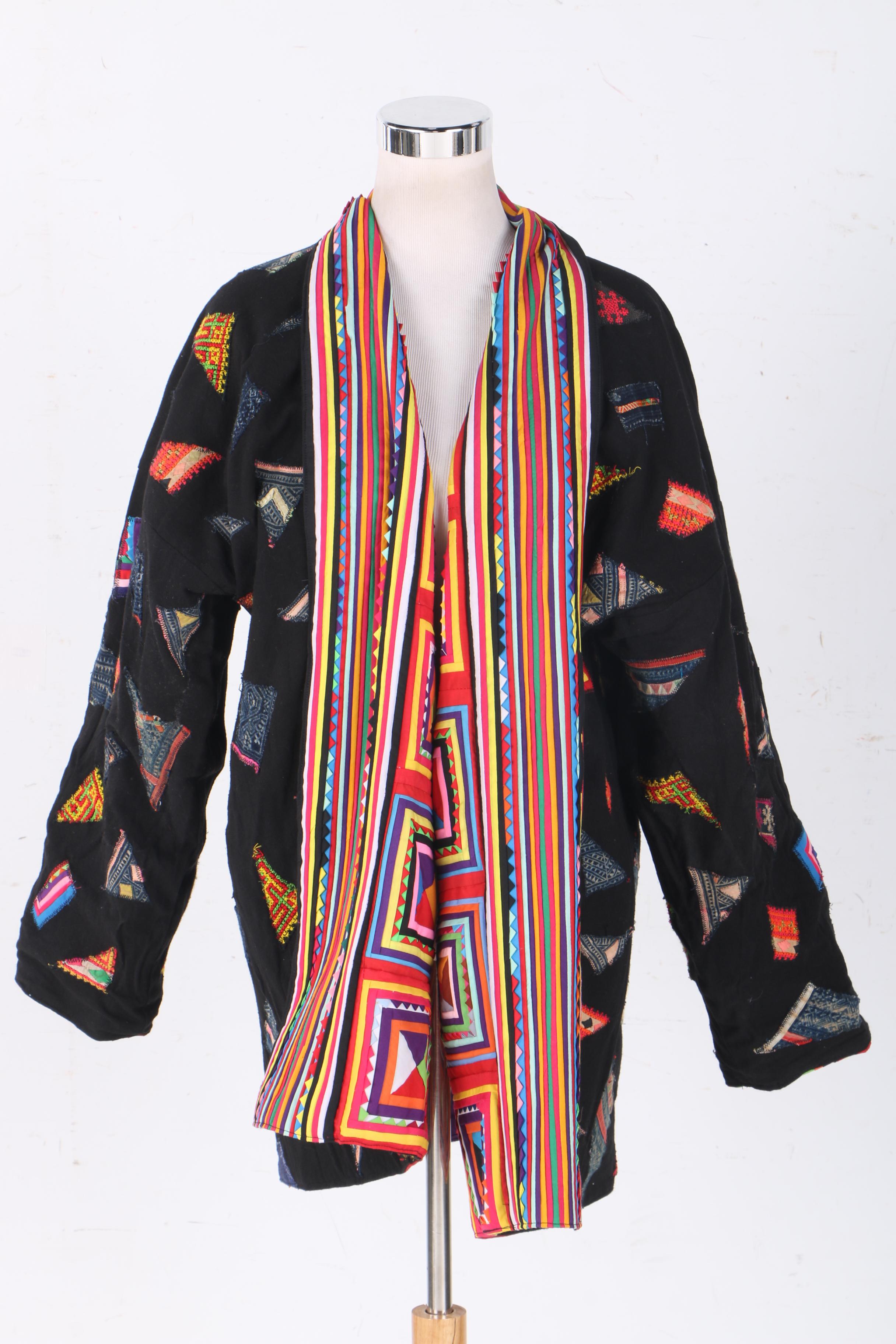 Reversible Quilted and Patchwork Jacket