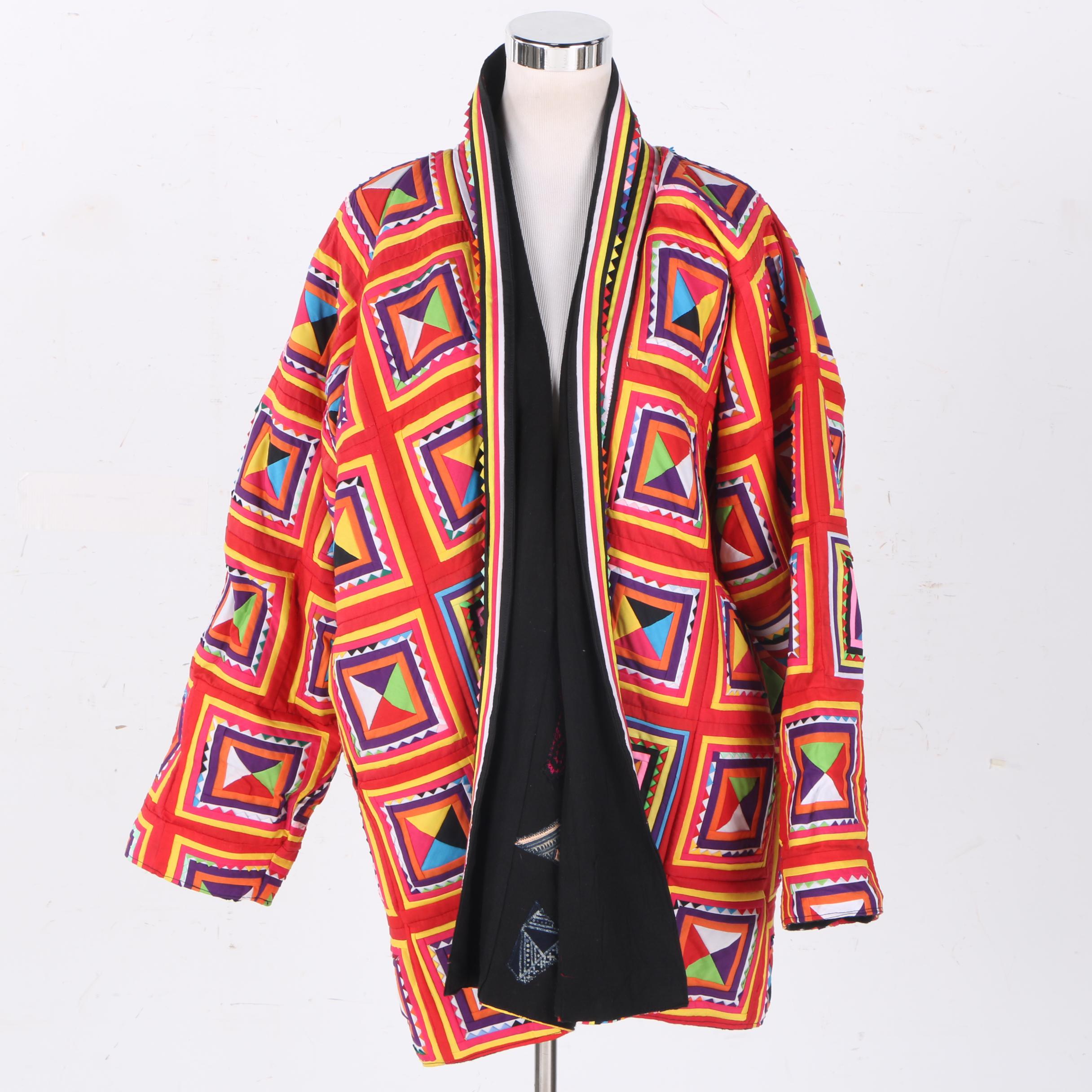Reversible Quilted and Patchwork Jacket