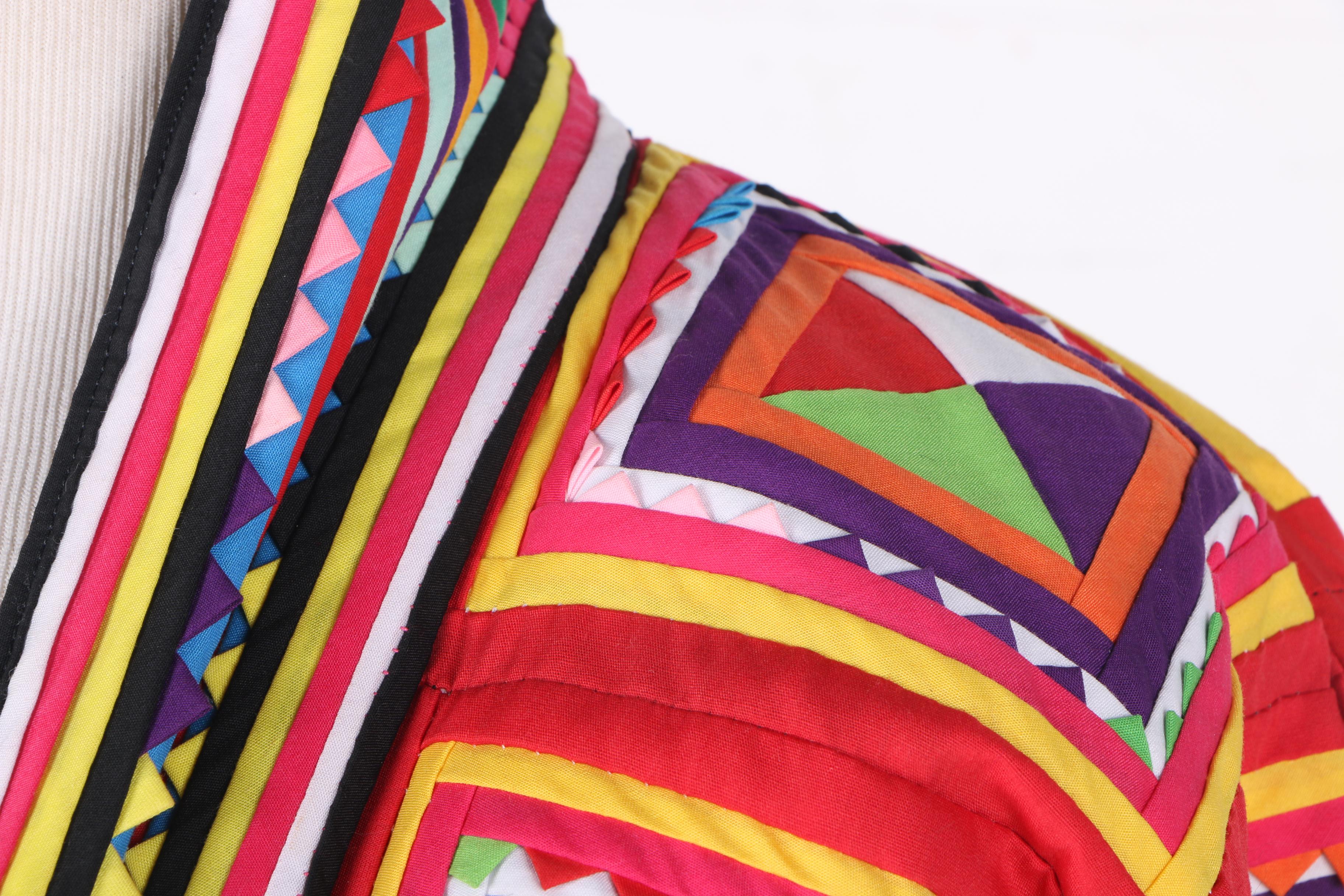 Reversible Quilted and Patchwork Jacket