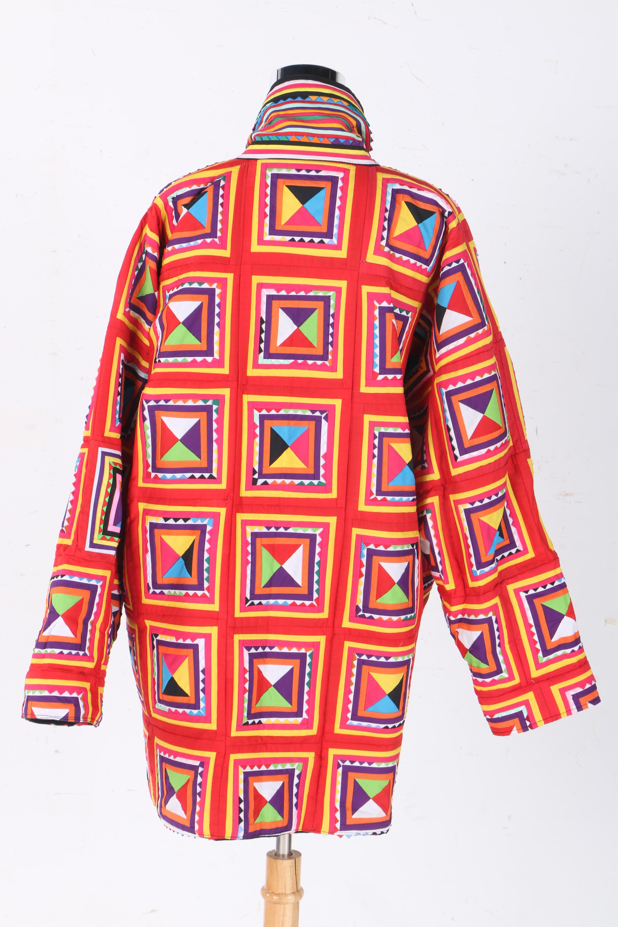 Reversible Quilted and Patchwork Jacket