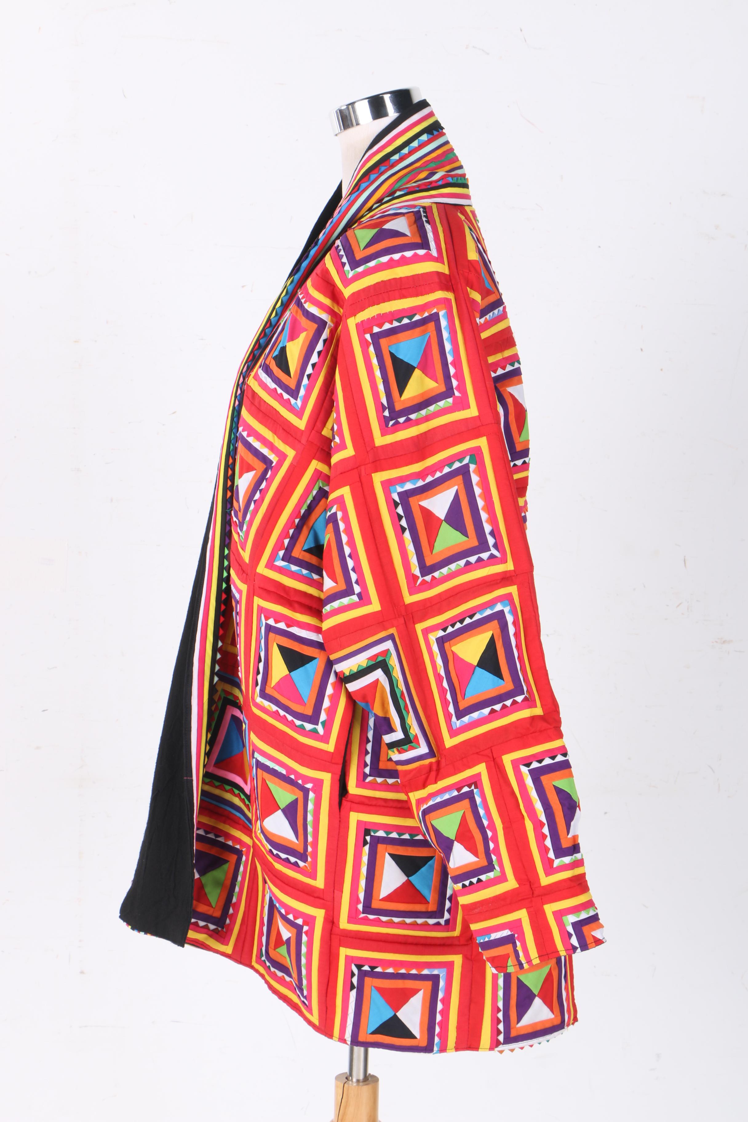 Reversible Quilted and Patchwork Jacket