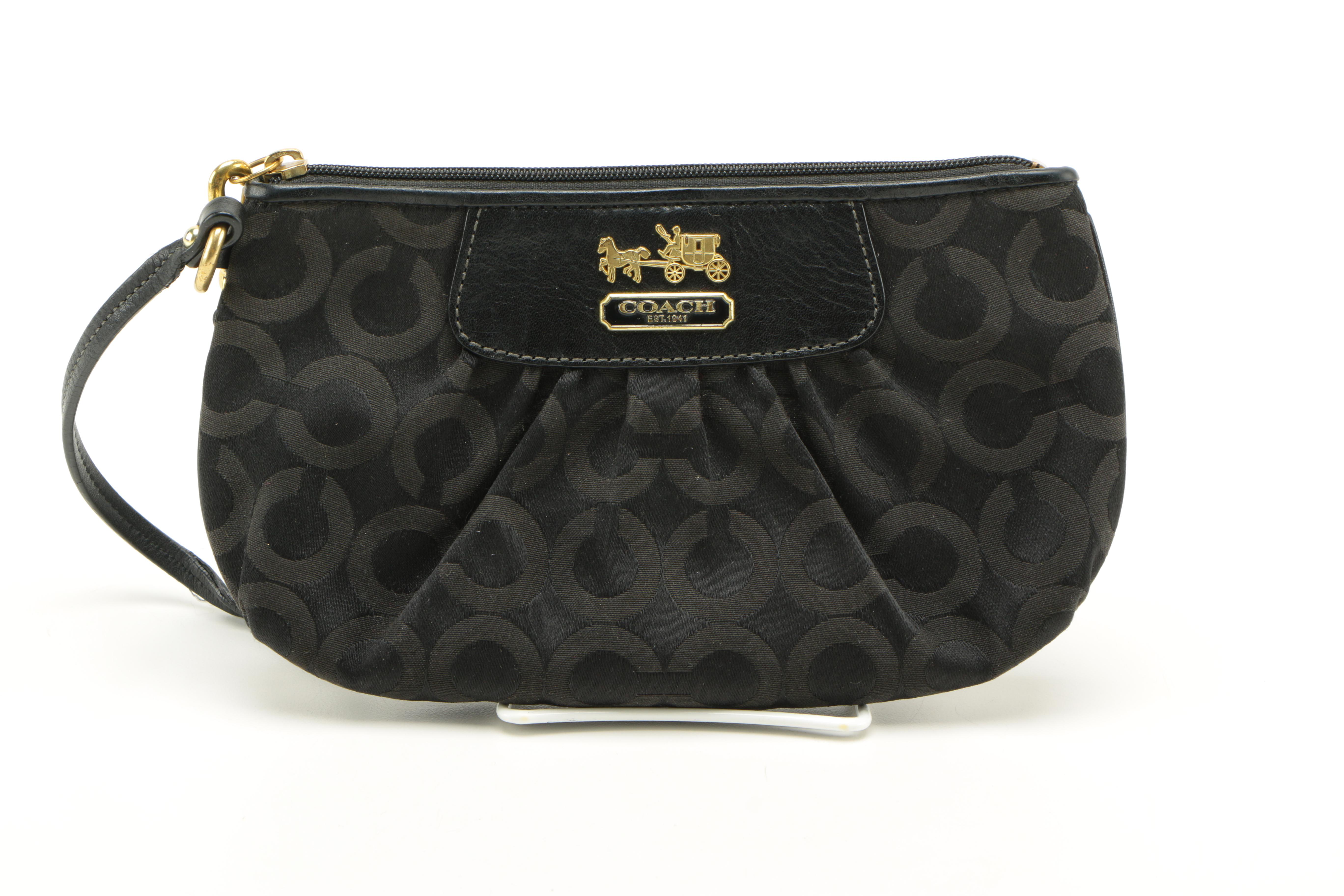 Coach Monogrammed Wristlets