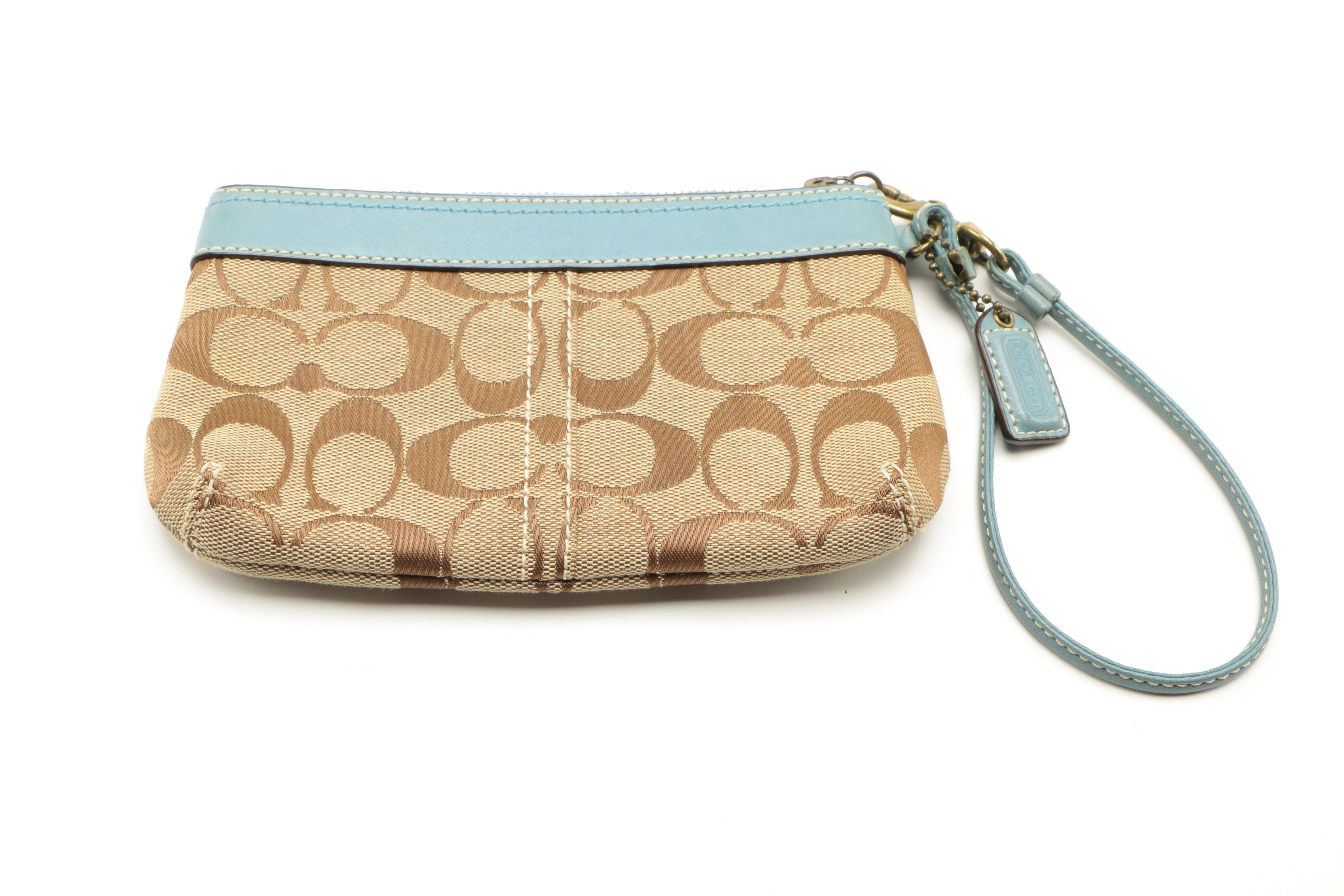 Coach Monogrammed Wristlets