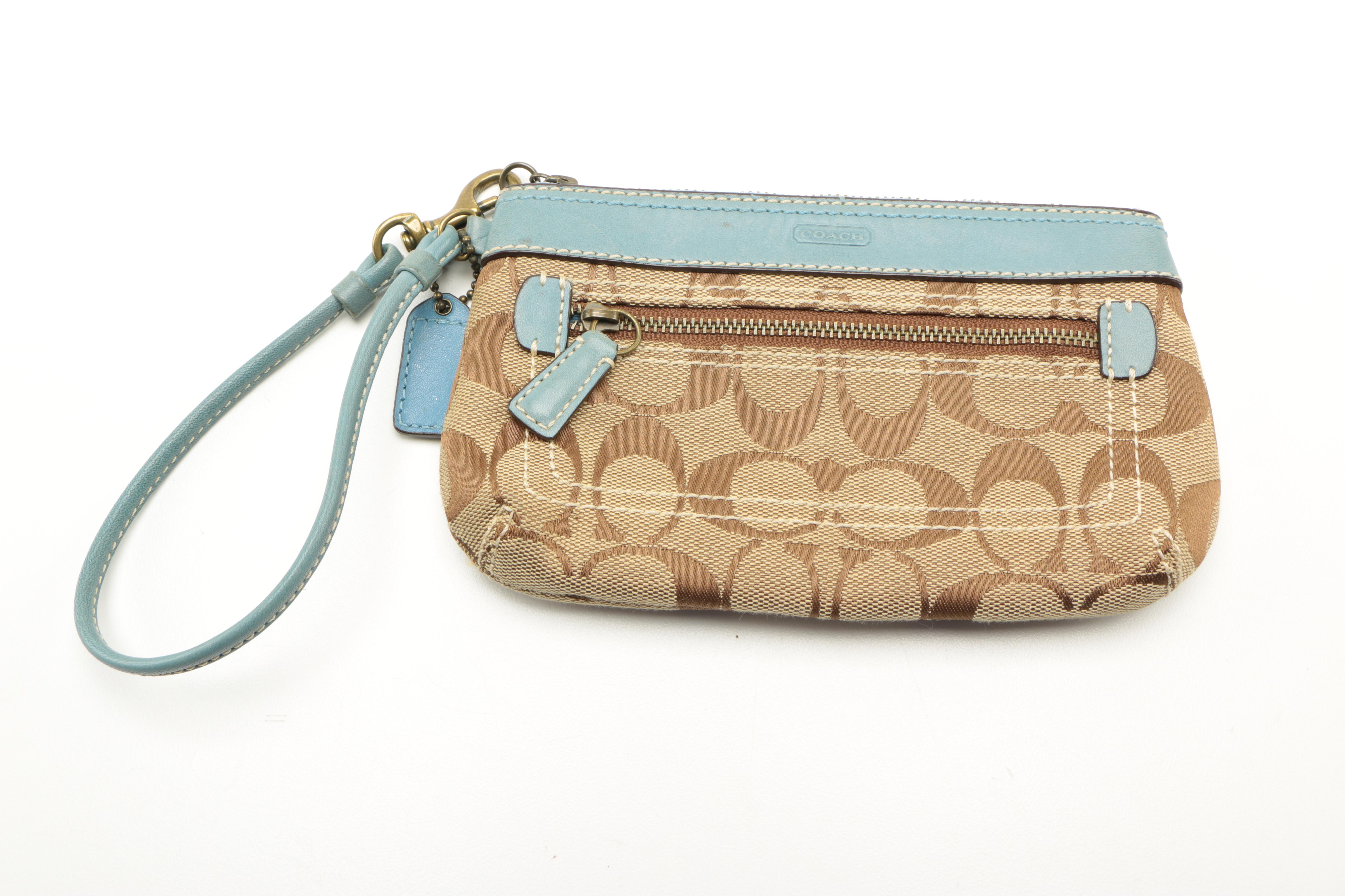 Coach Monogrammed Wristlets