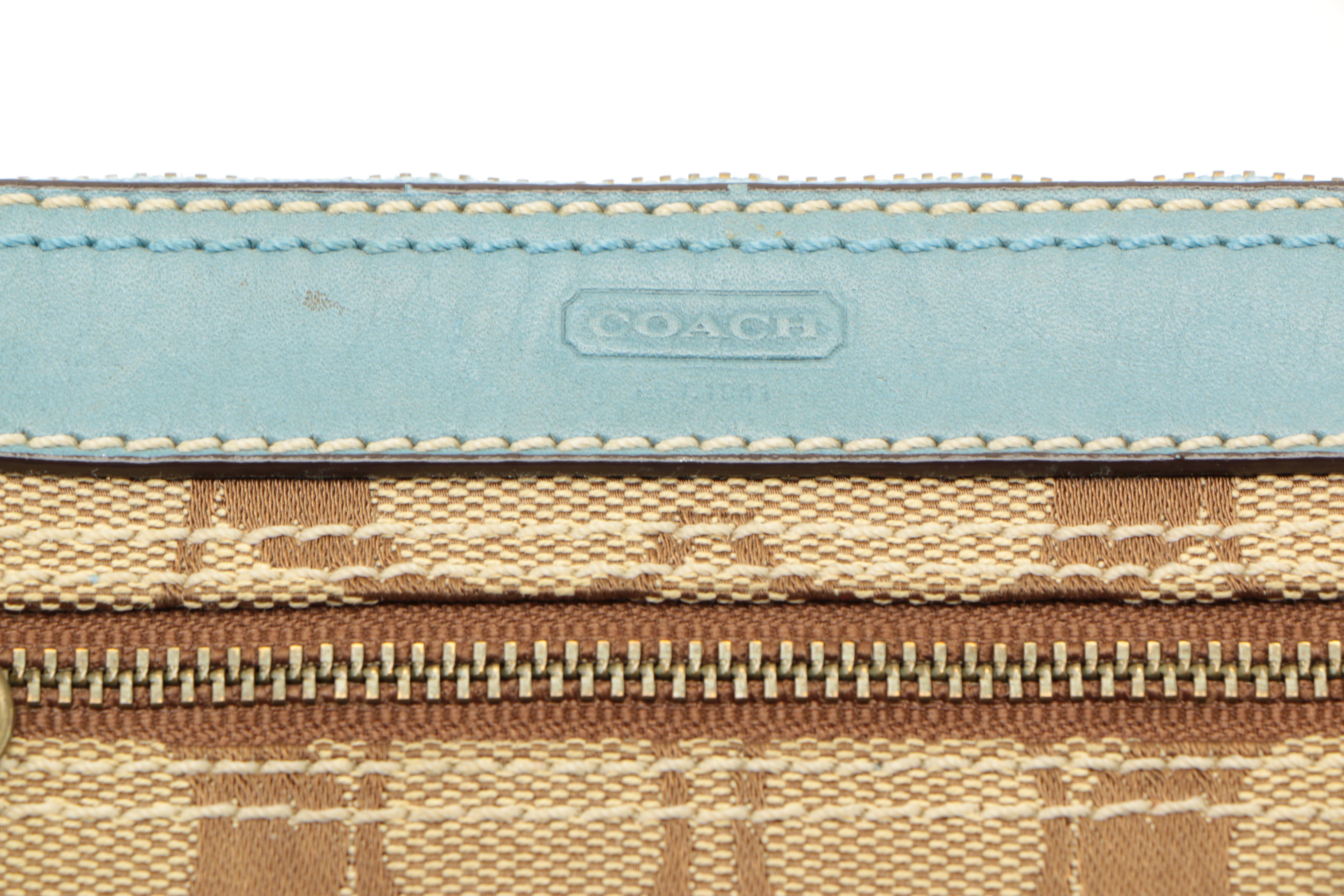 Coach Monogrammed Wristlets