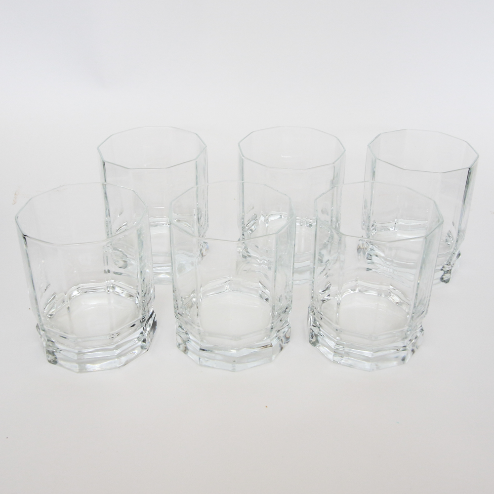 Luigi Bormioli "Light & Music" Italian Crystal Old Fashioned Glasses