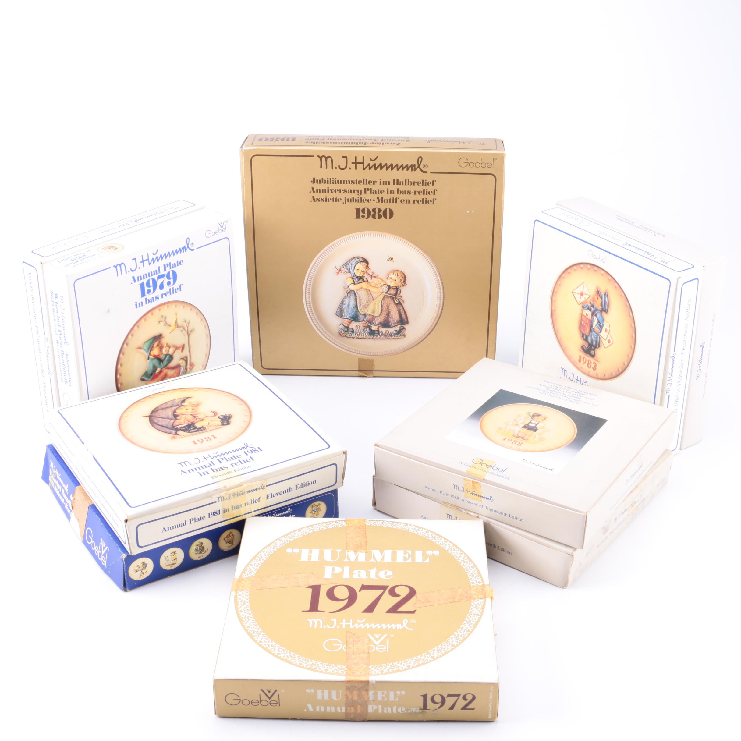 Decorative Hummel Themed Porcelain Plates