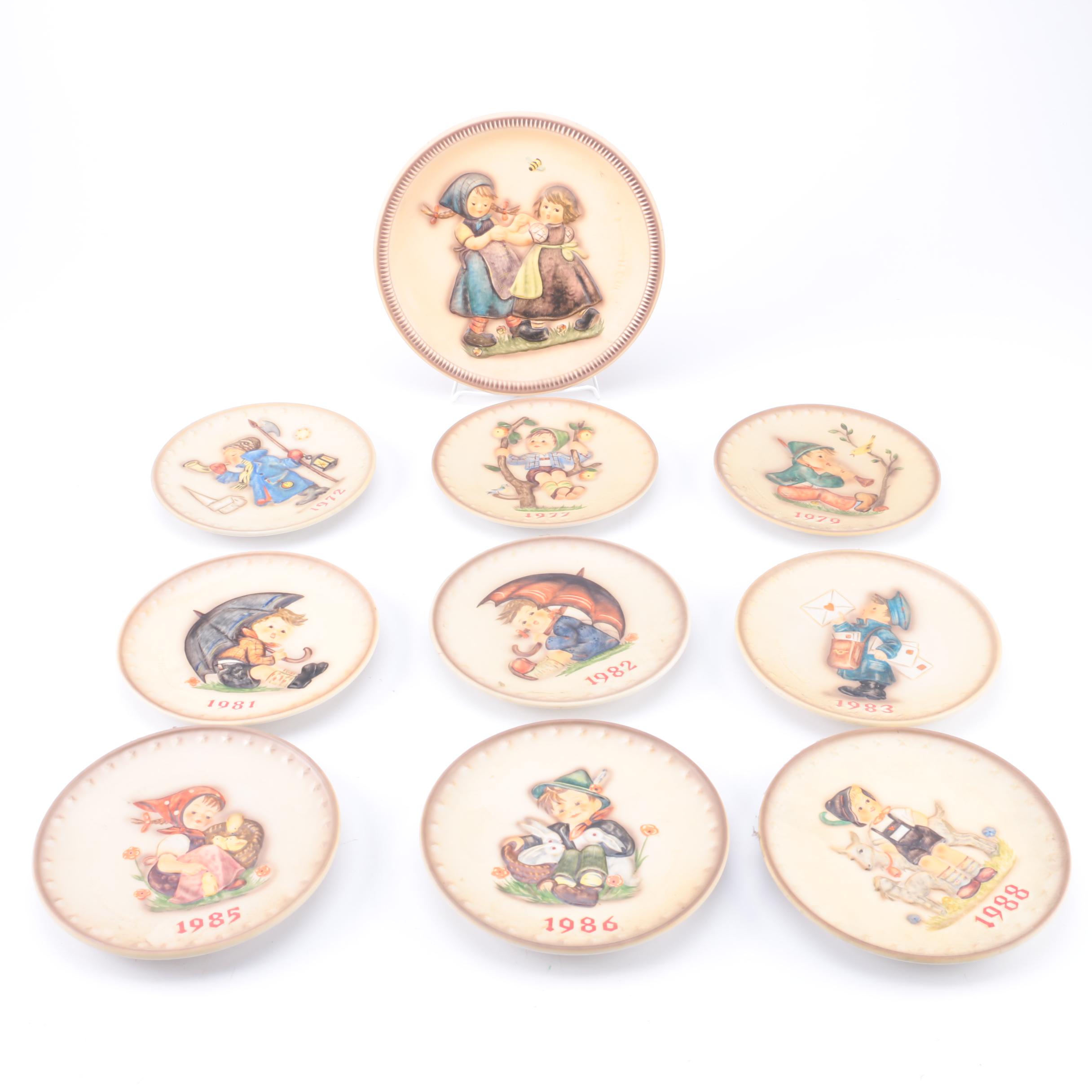Decorative Hummel Themed Porcelain Plates