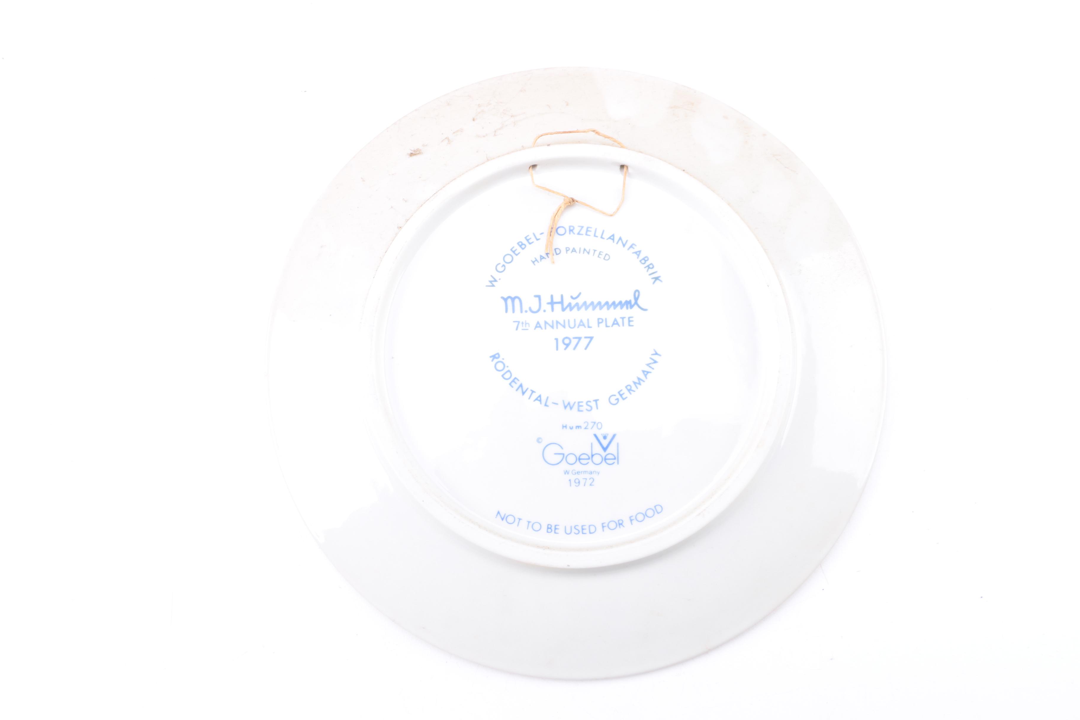 Decorative Hummel Themed Porcelain Plates