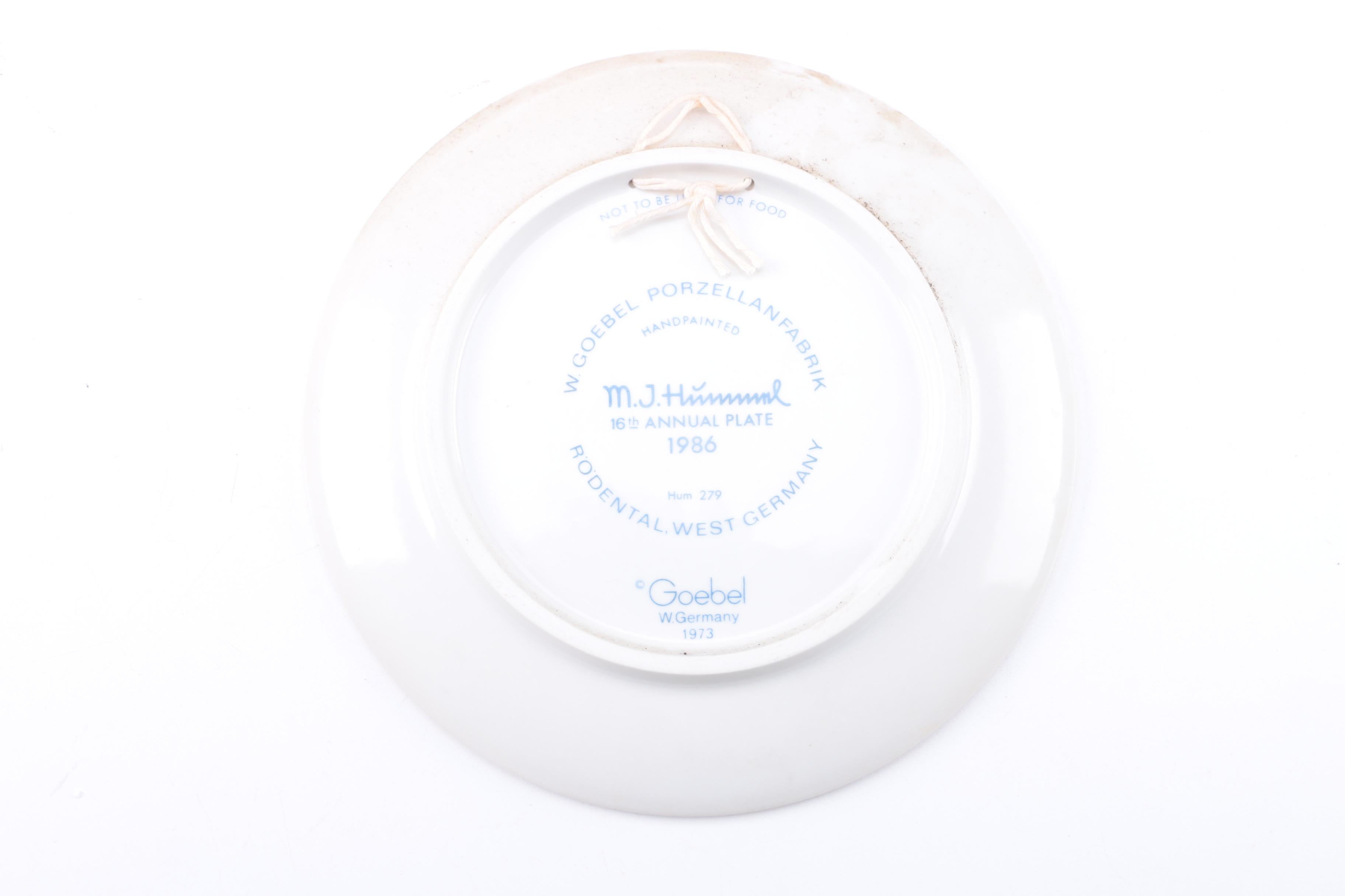 Decorative Hummel Themed Porcelain Plates