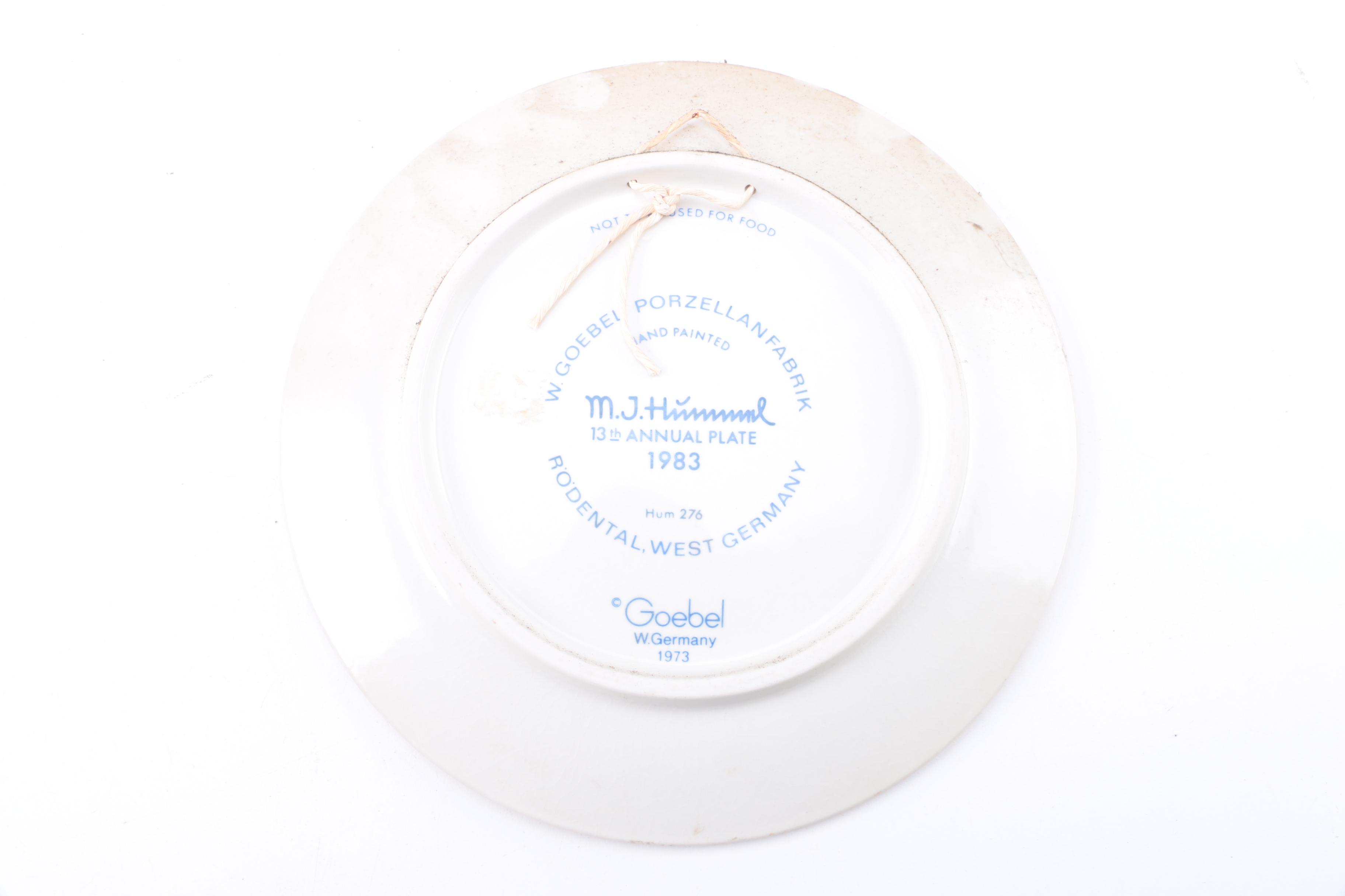 Decorative Hummel Themed Porcelain Plates