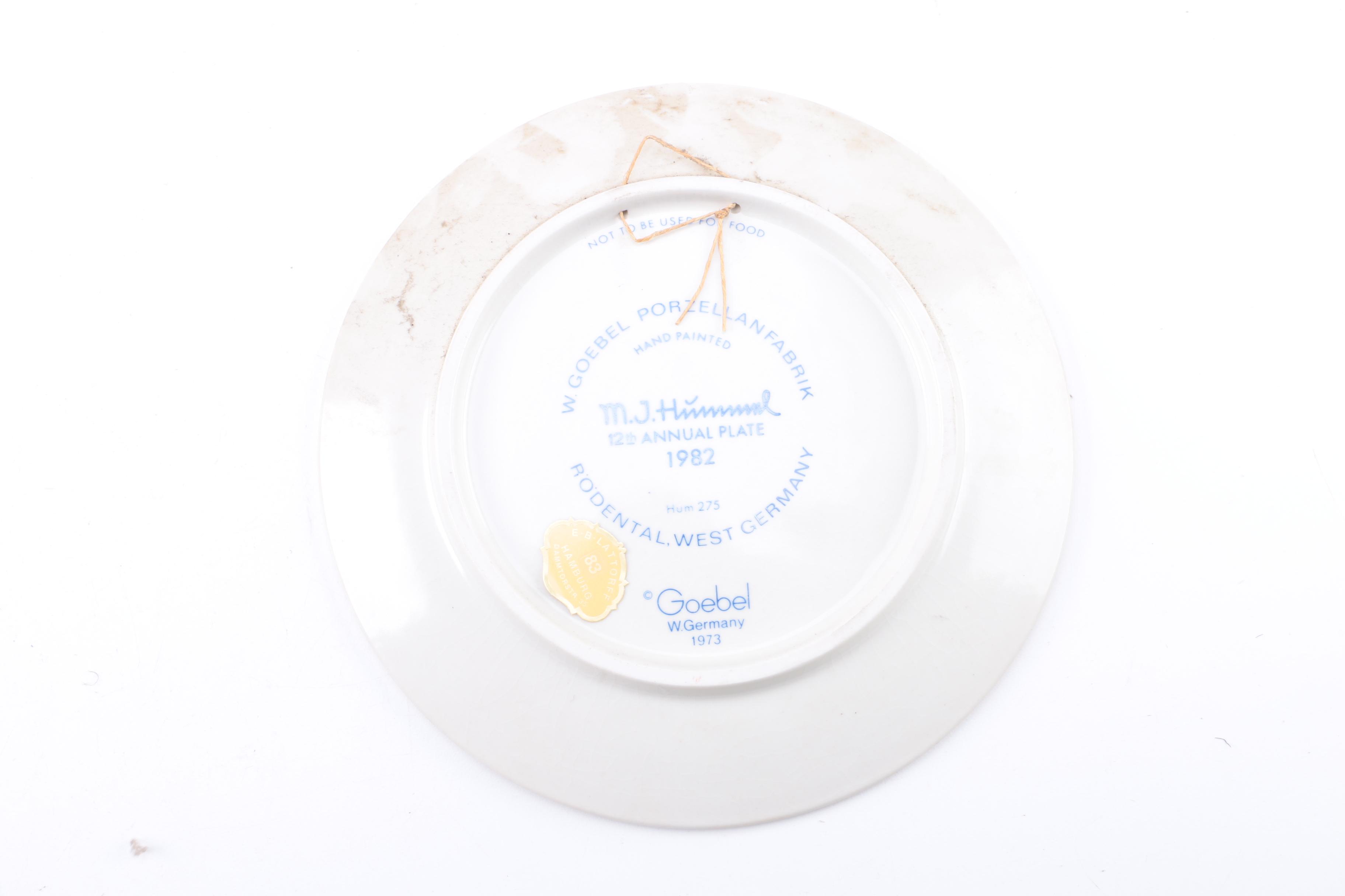 Decorative Hummel Themed Porcelain Plates