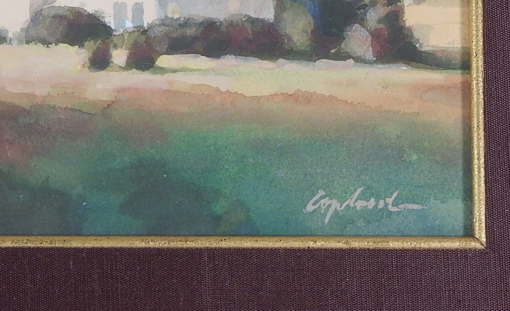 Michael Copeland Signed Original Watercolor