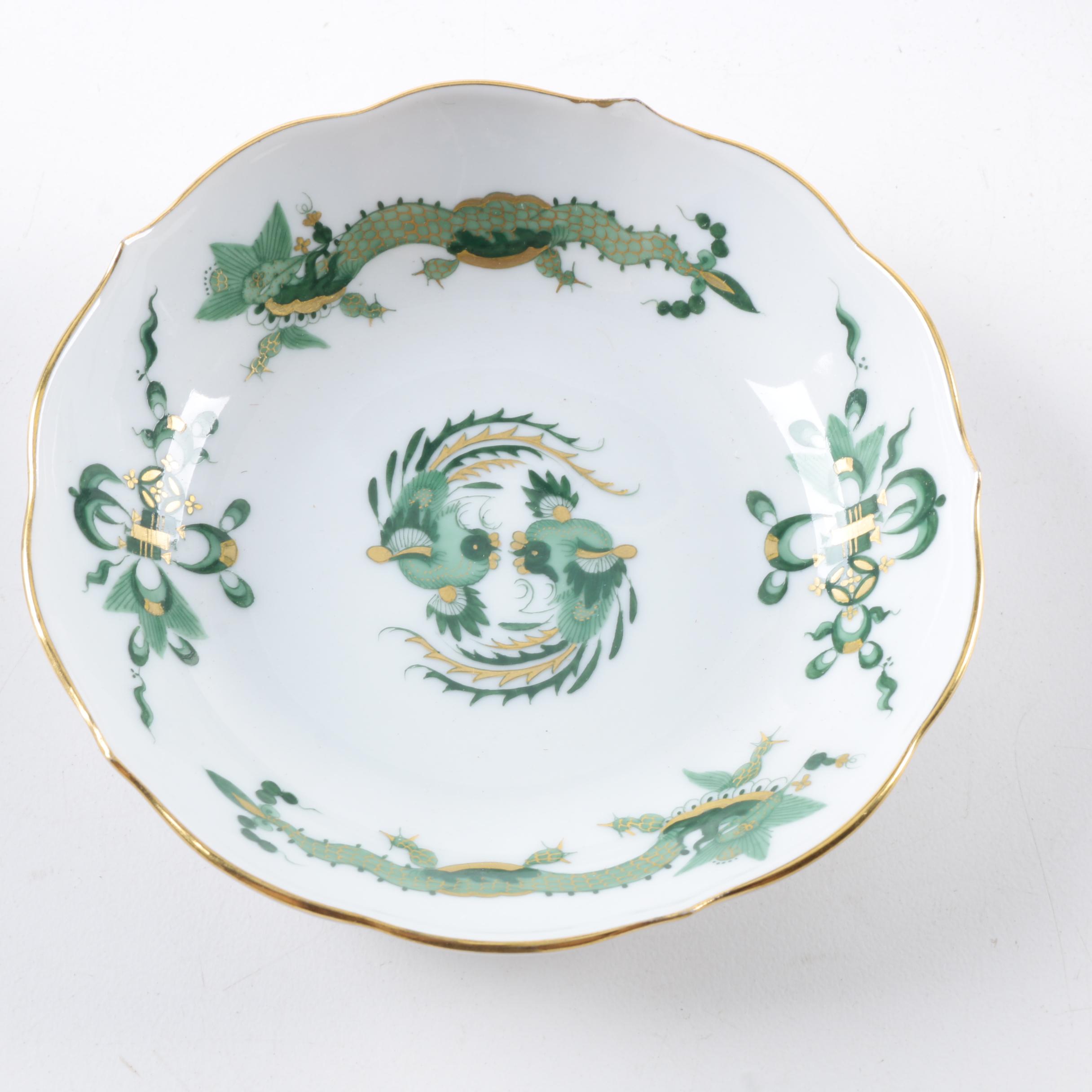 Meissen Porcelain Teacups and Saucers