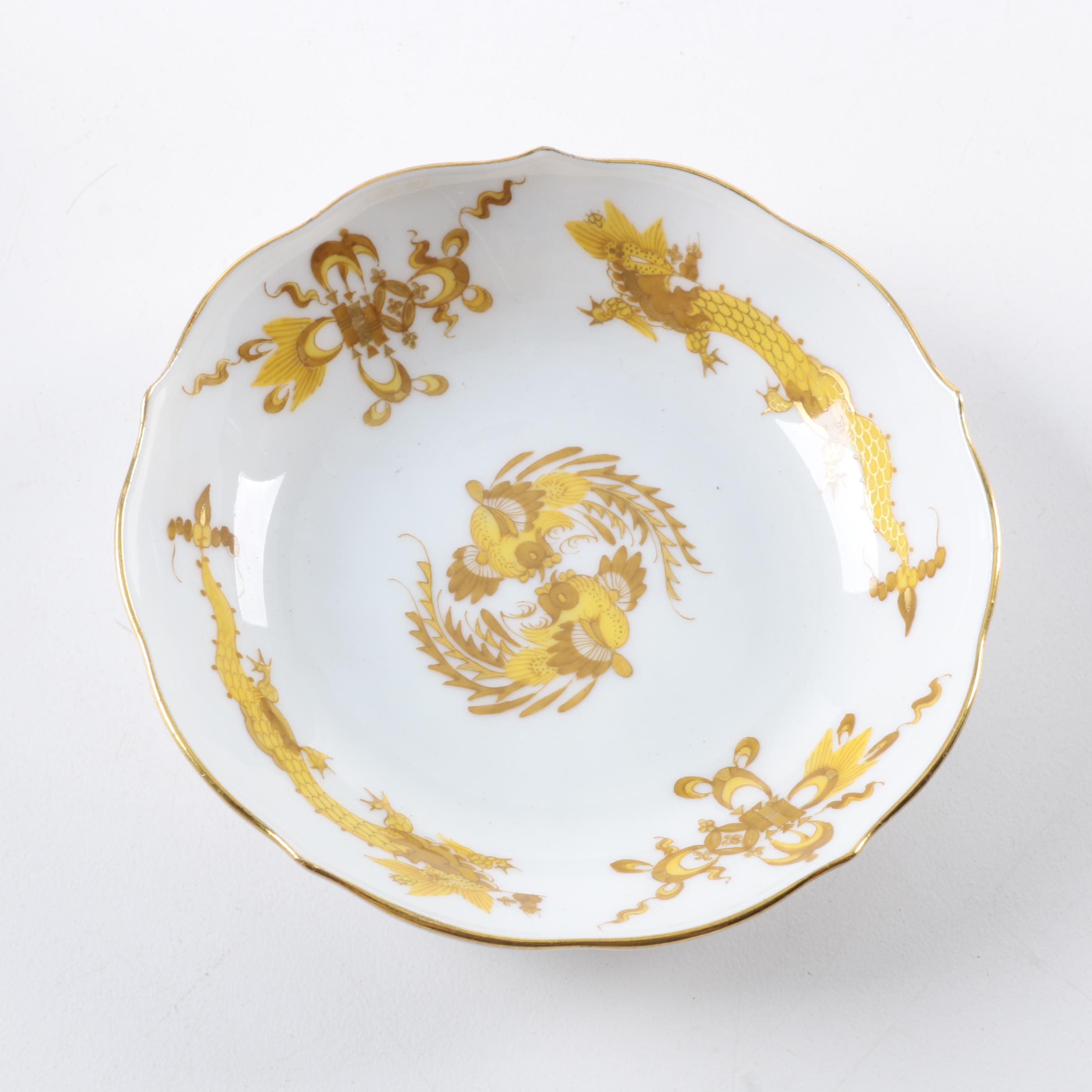 Meissen Porcelain Teacups and Saucers