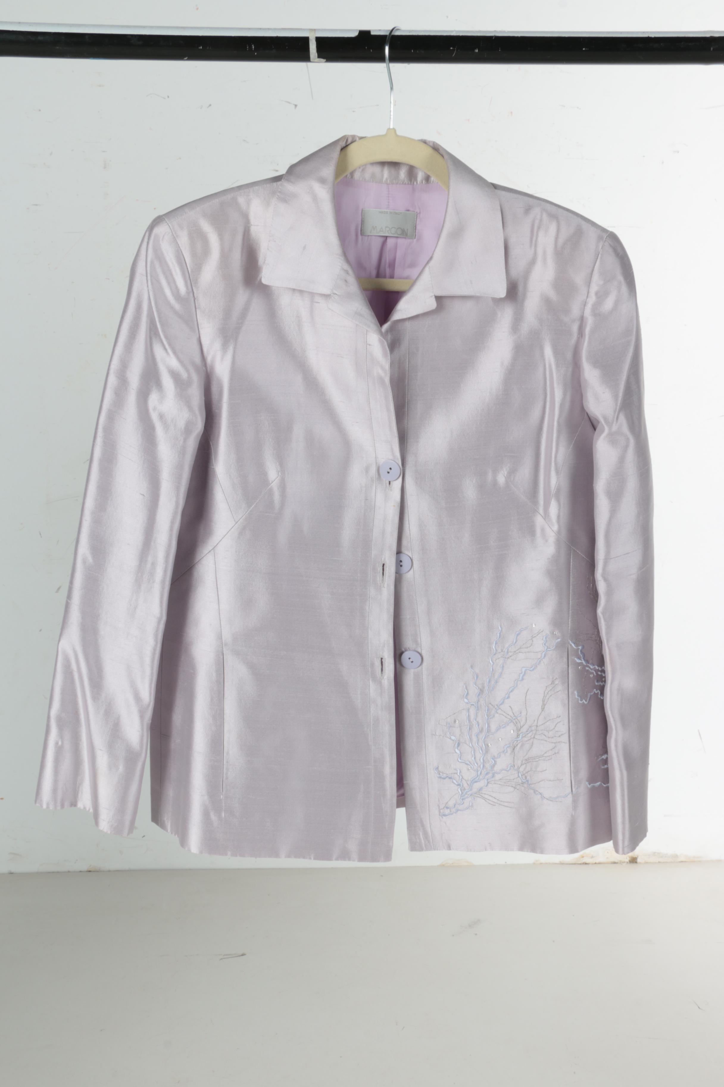 Margon Women's Four Piece Silk Suit