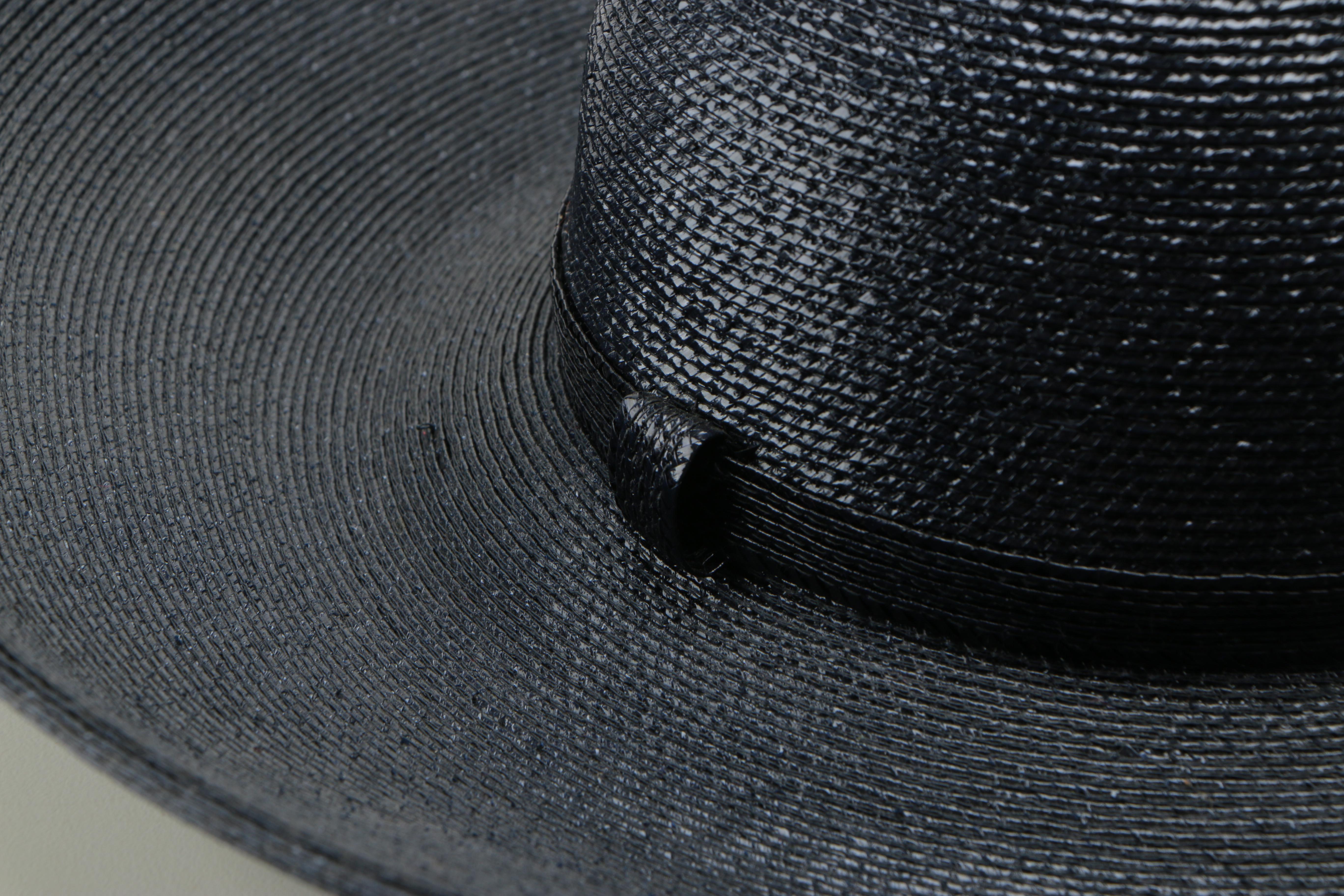 Navy Blue Sunhat by Frank Olive for Neiman-Marcus