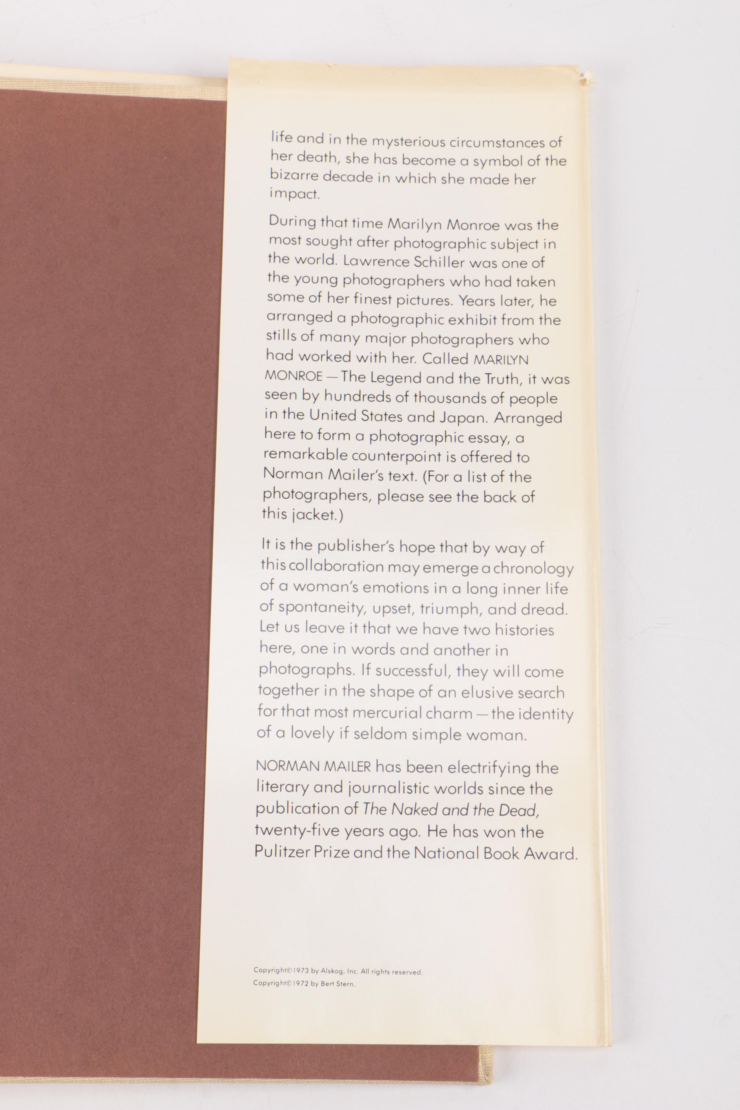 1973 "Marilyn a biography" by Norman Mailer