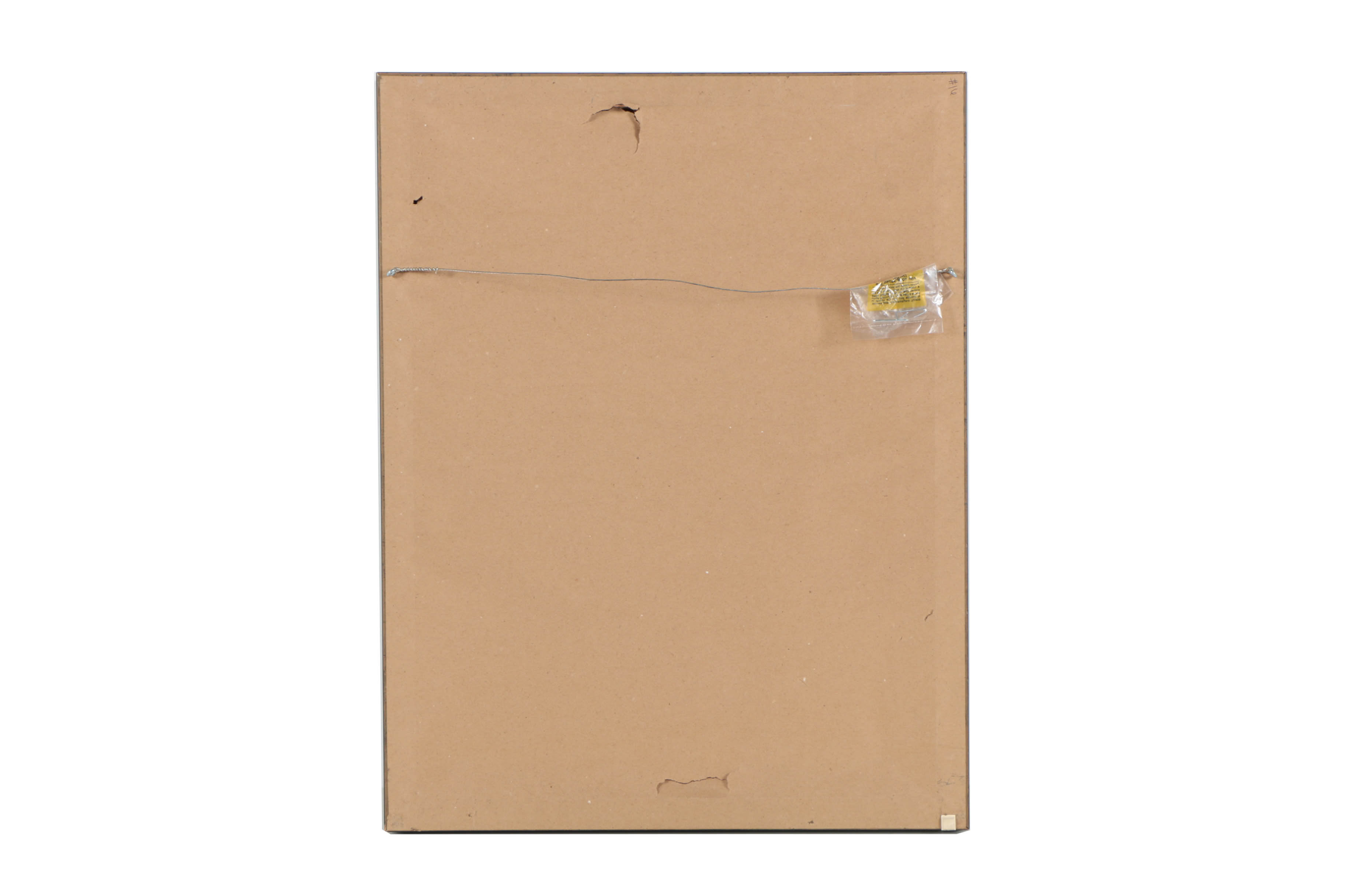 Evelyn Borchard Metzger Oil Painting of a Woman with Blue Hair