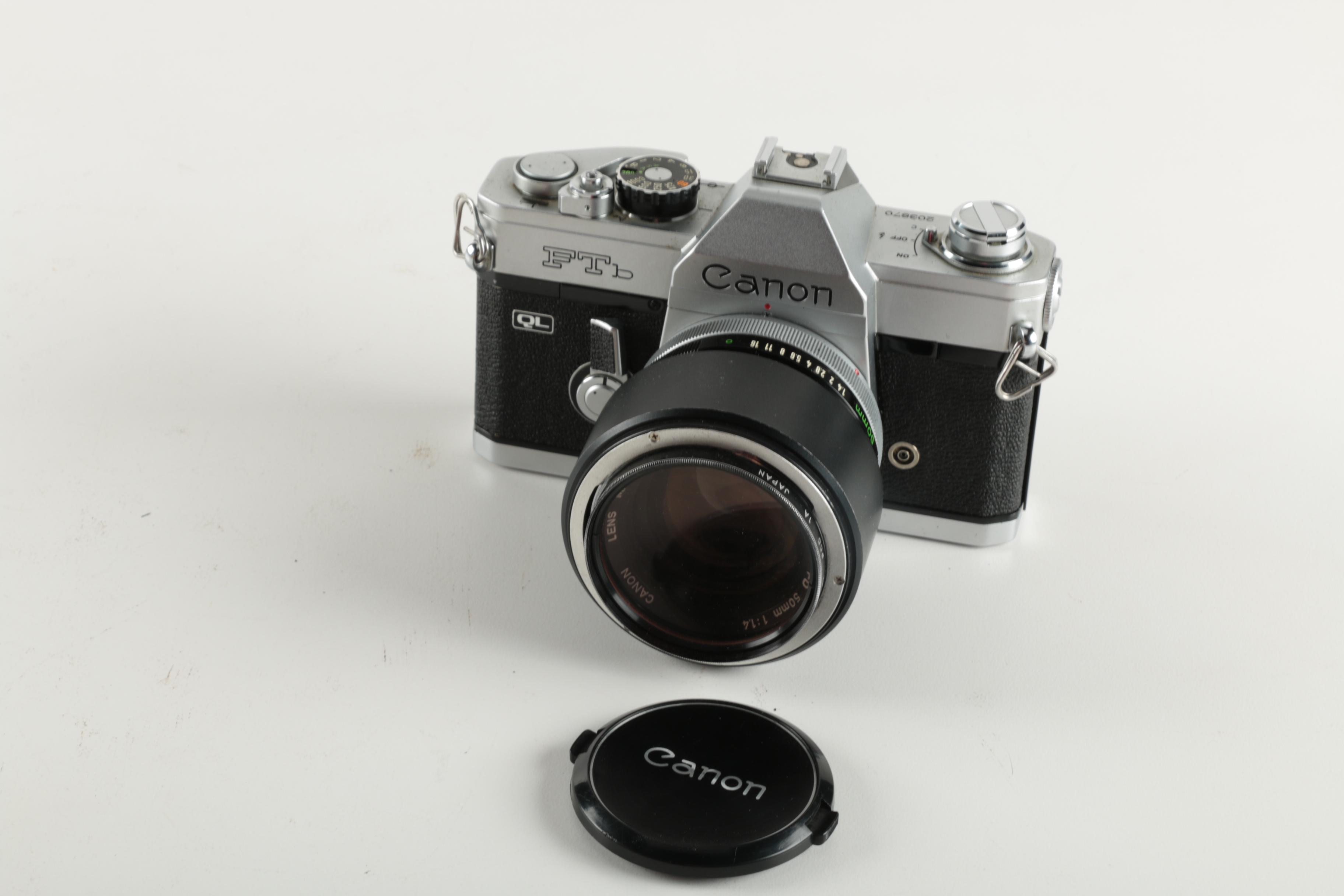 Canon FTb Camera and Accessories