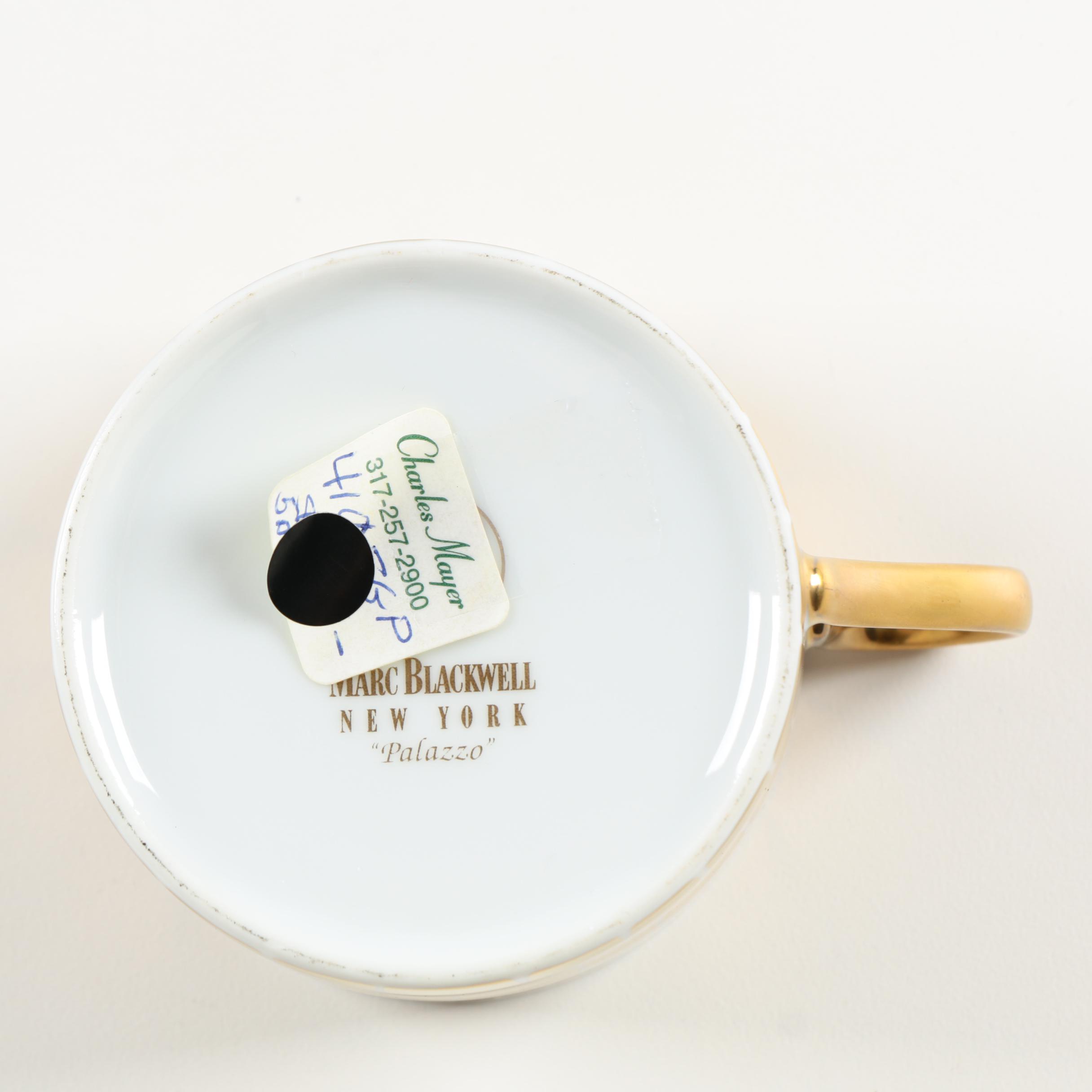 Marc Blackwell "Palazzo" and Bernardaud Porcelain Tableware