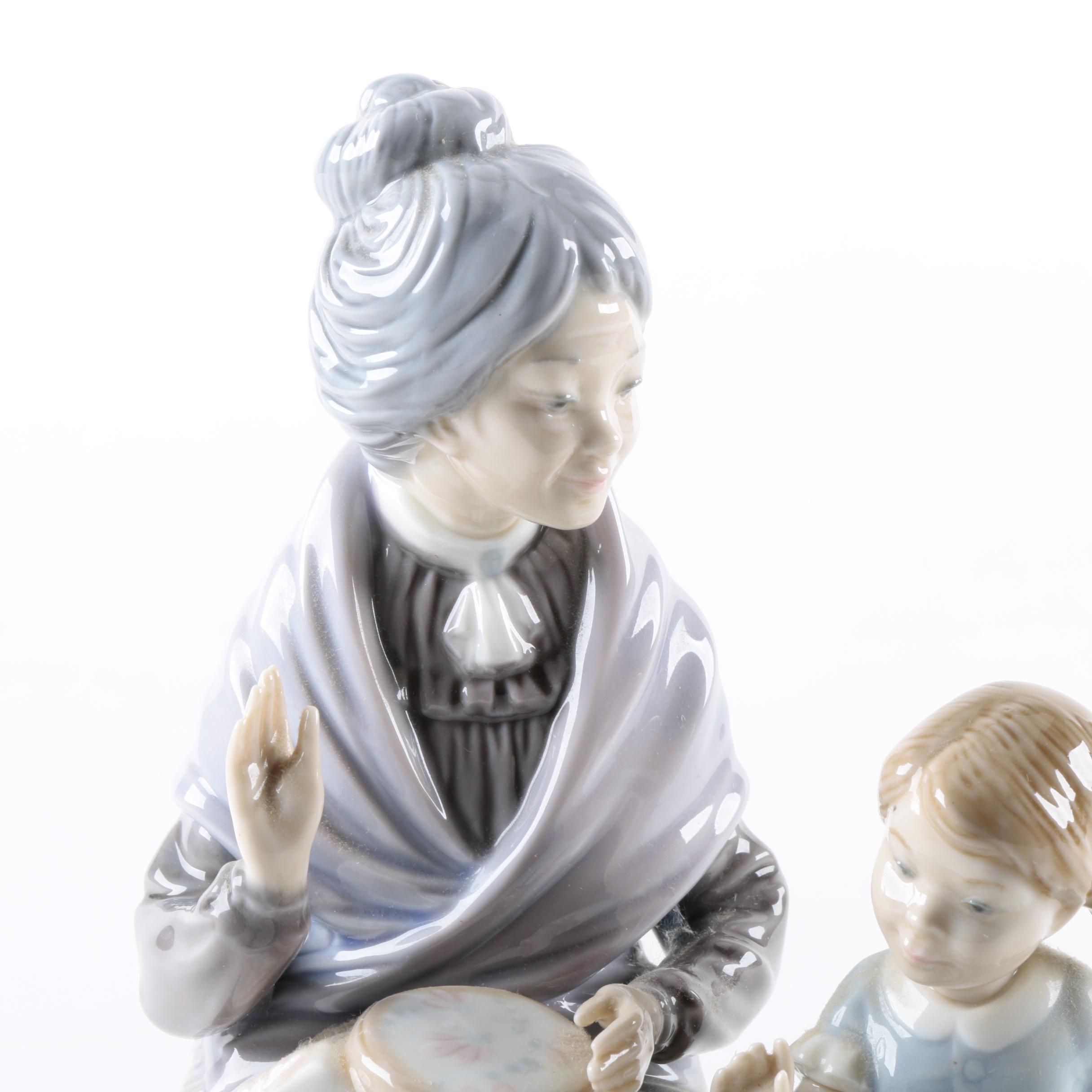 Lladró "Visit With Granny" Figurine