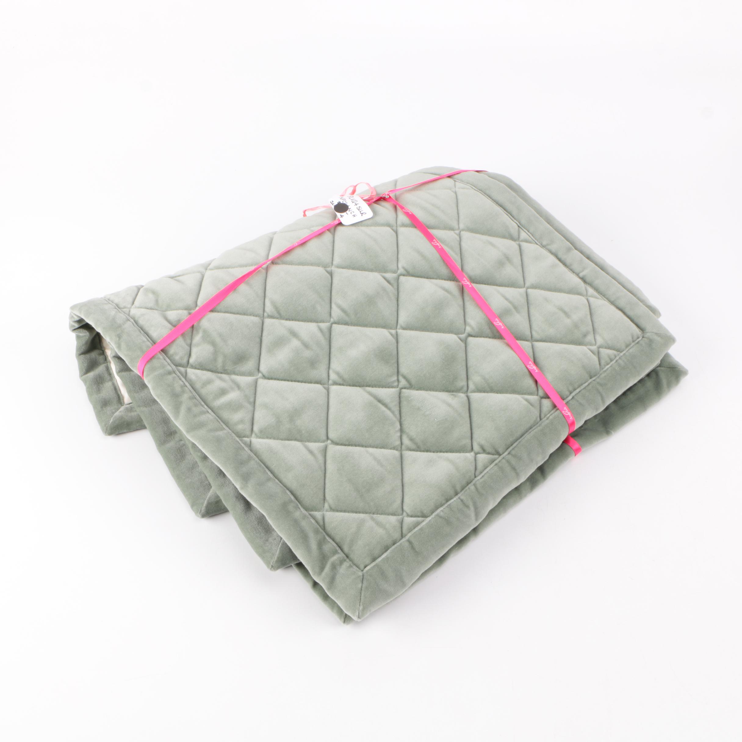 Quilted Velvet and Corduroy Placemats by Juliska and Ann Gish