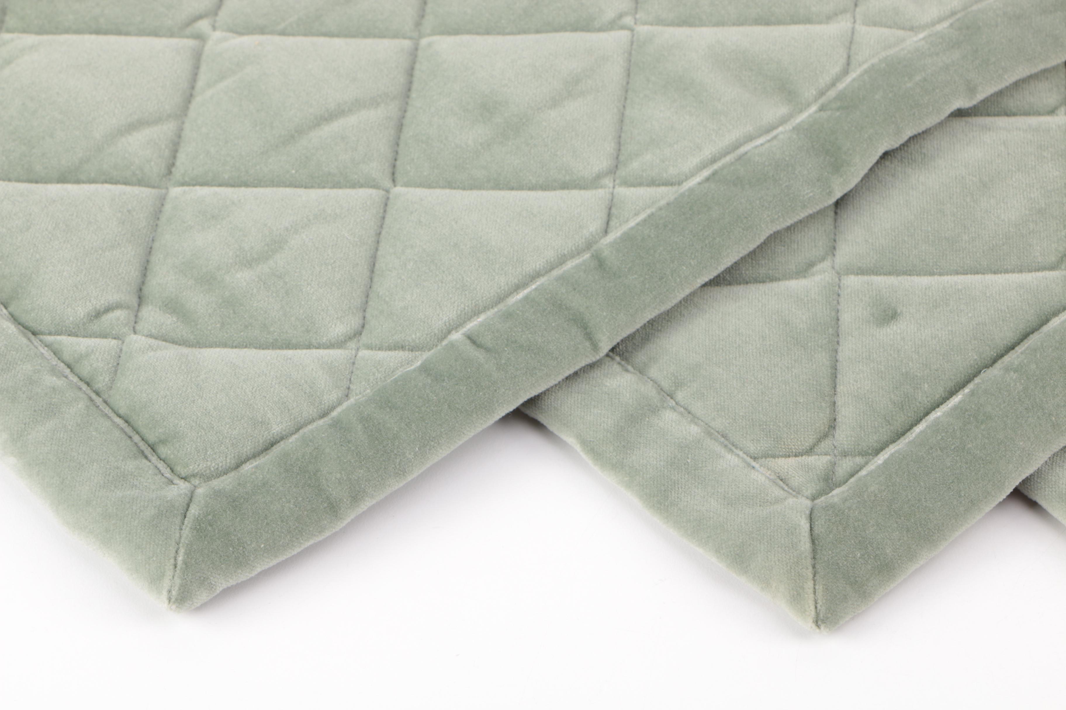 Quilted Velvet and Corduroy Placemats by Juliska and Ann Gish