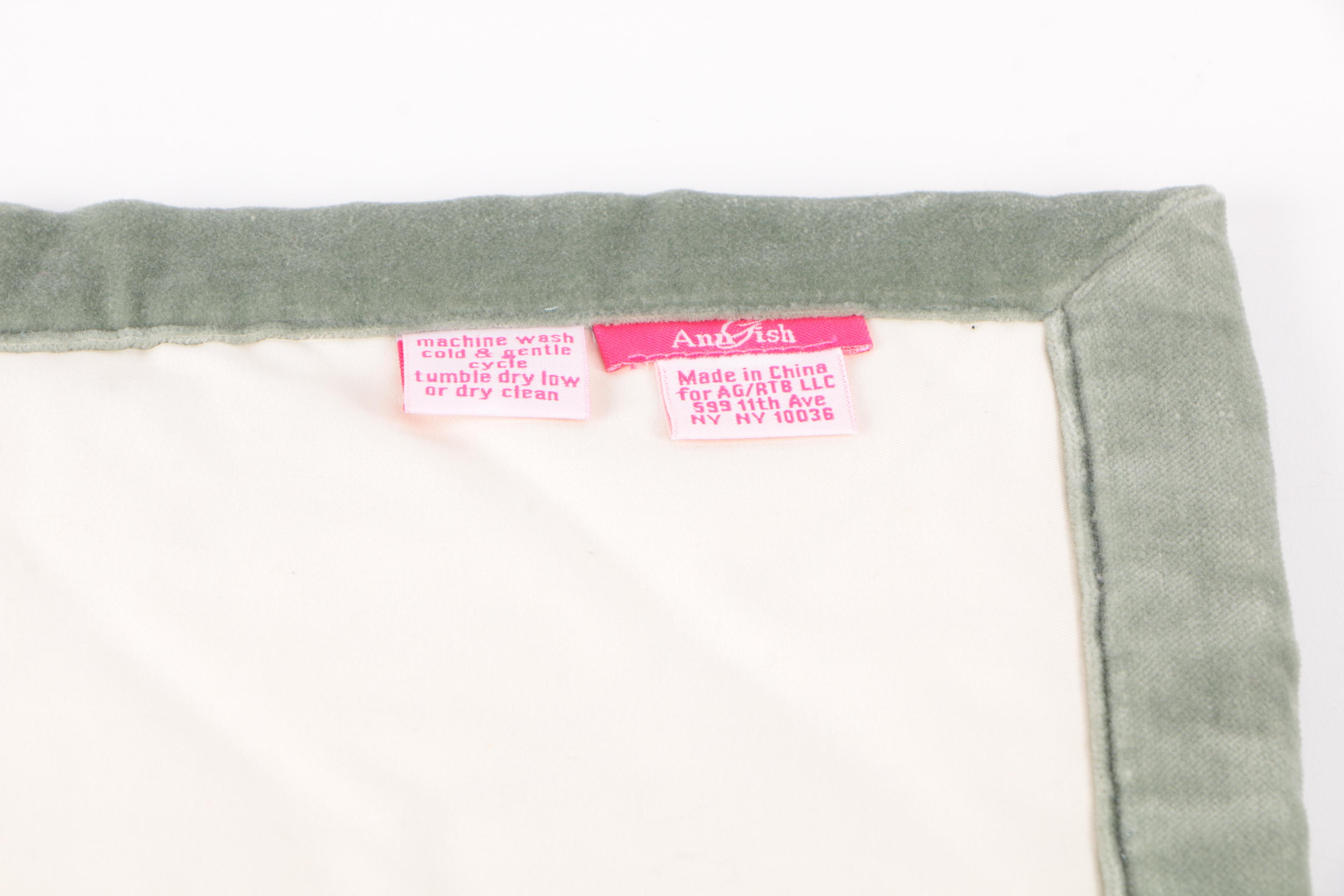 Quilted Velvet and Corduroy Placemats by Juliska and Ann Gish