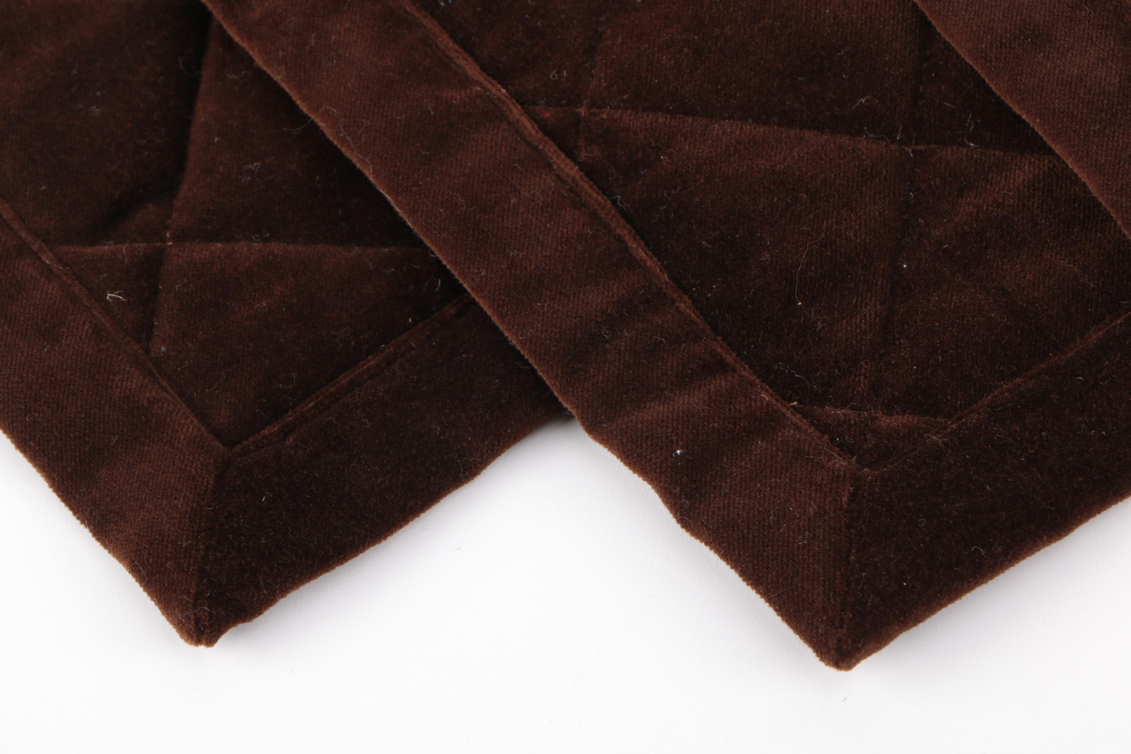 Quilted Velvet and Corduroy Placemats by Juliska and Ann Gish