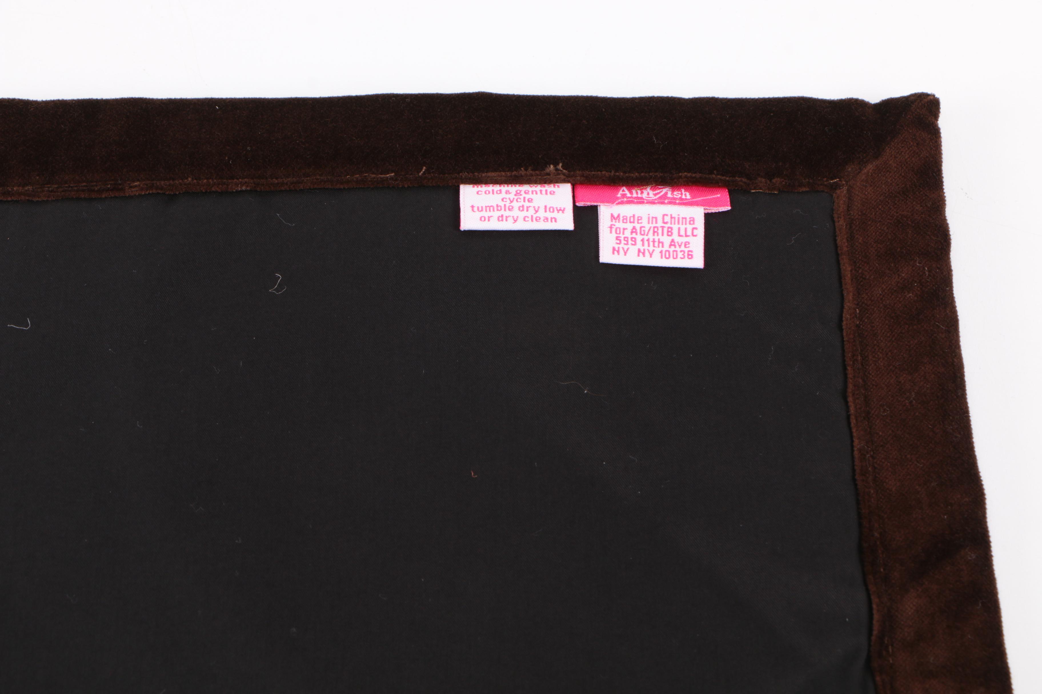 Quilted Velvet and Corduroy Placemats by Juliska and Ann Gish