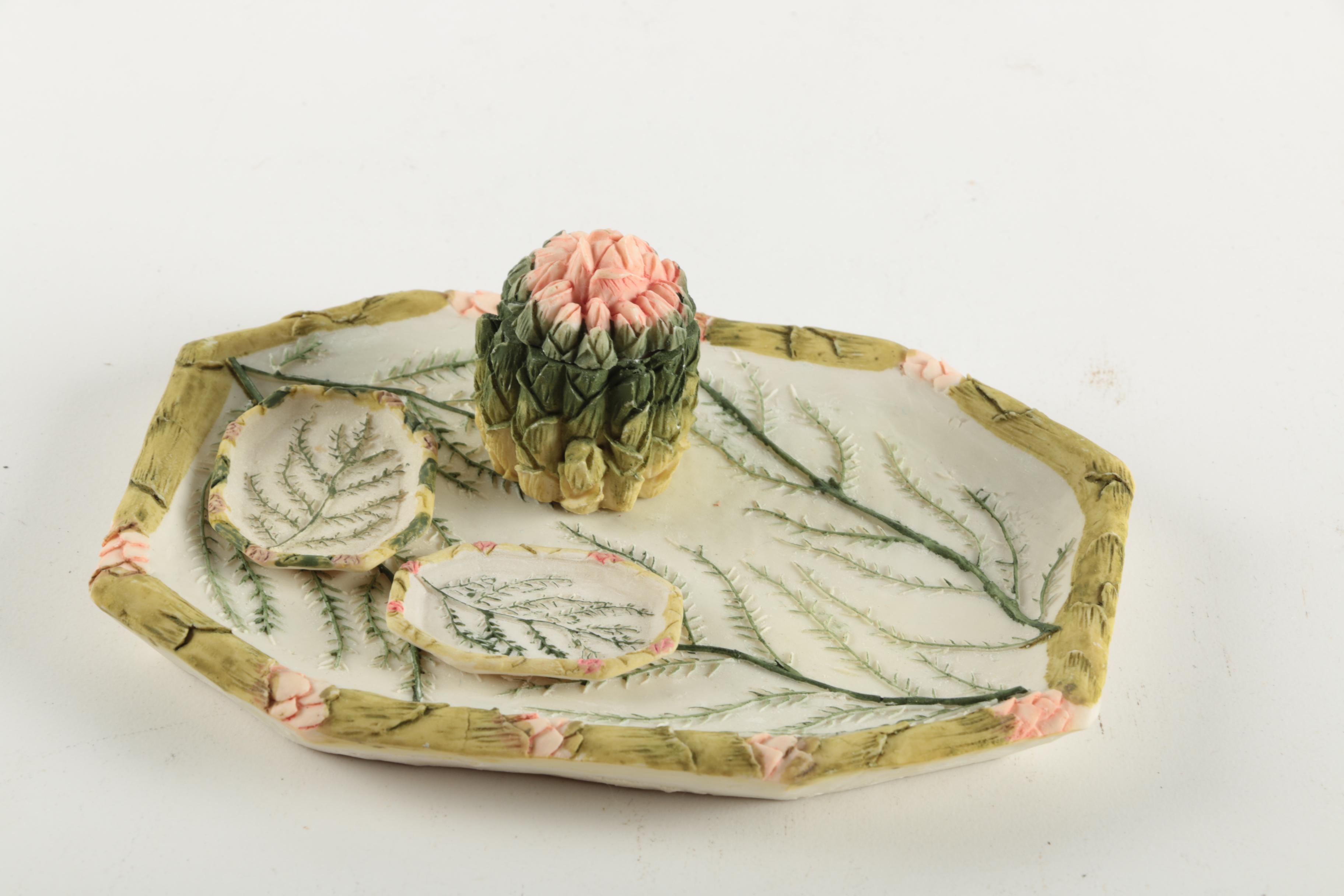 Miniature Ceramic Tea Set