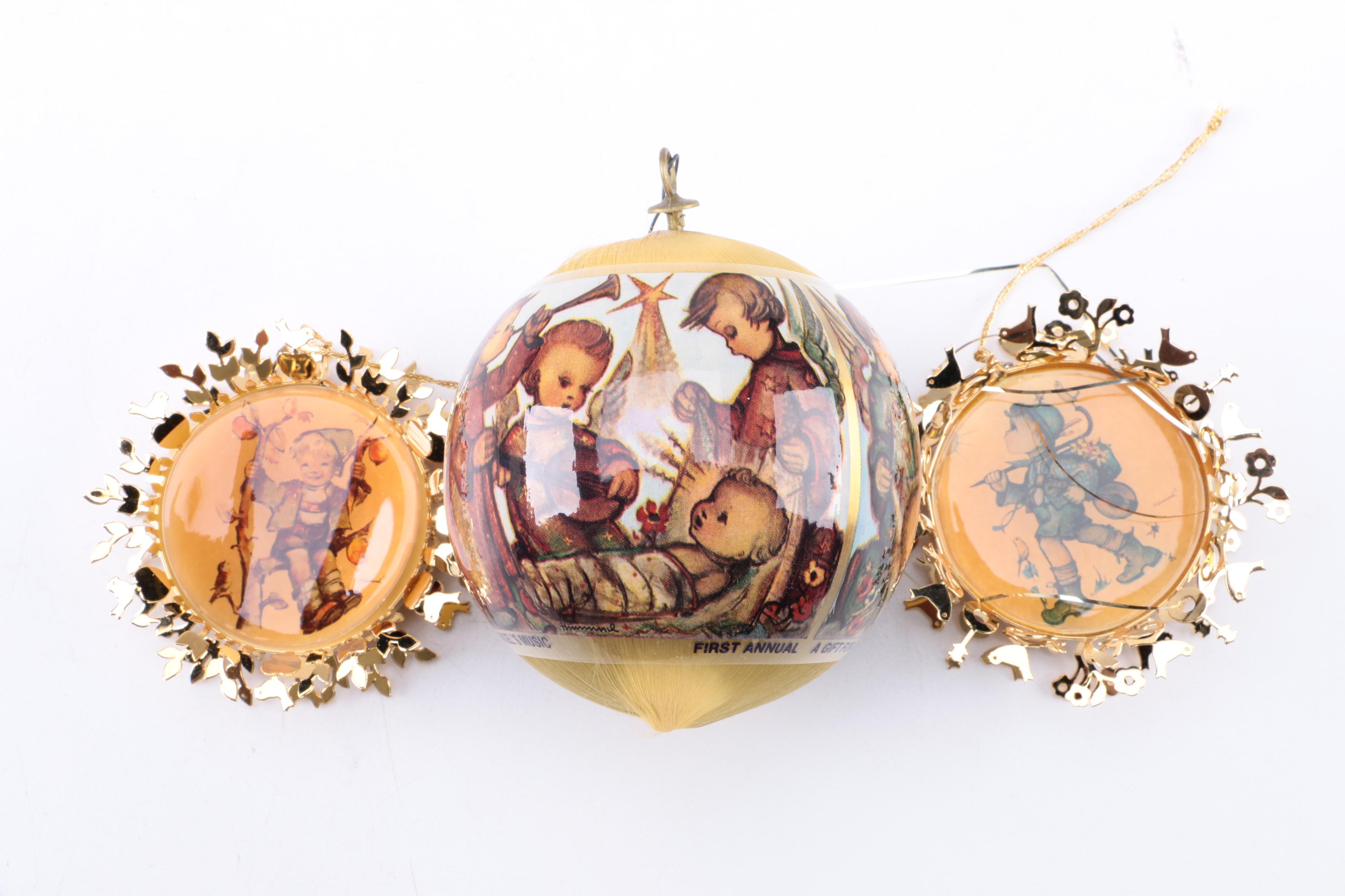 Hummel Themed Christmas Bells and Ornaments