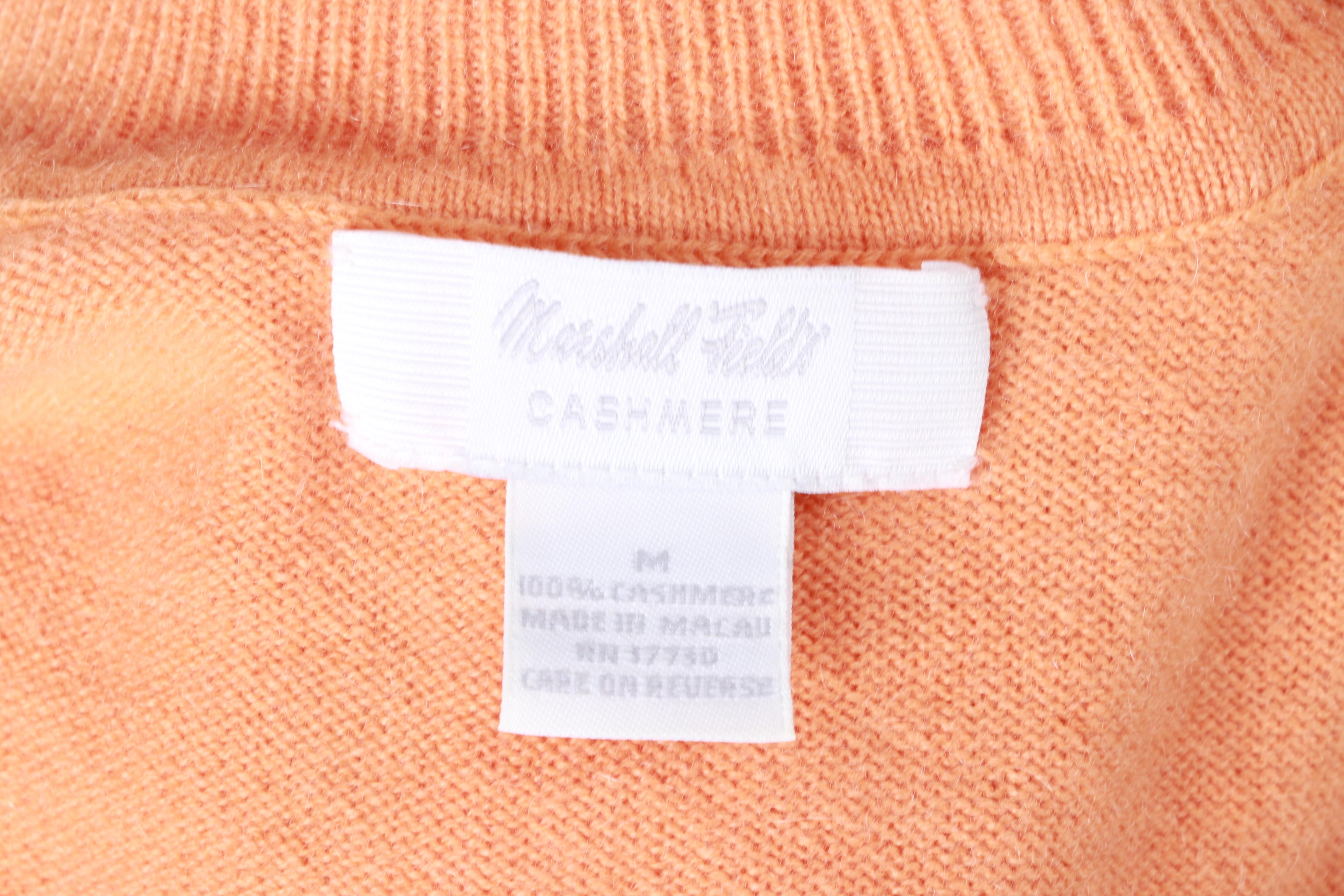 Women's Orange Turtlenecks and Crop Pants Including Marshall Fields