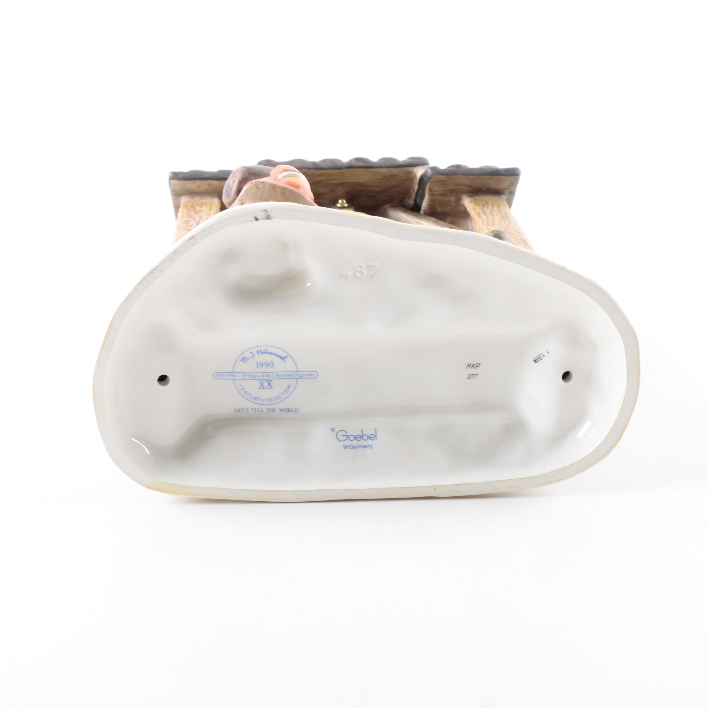 Goebel Hummel 1990 "Let's Tell the World"  Figurine