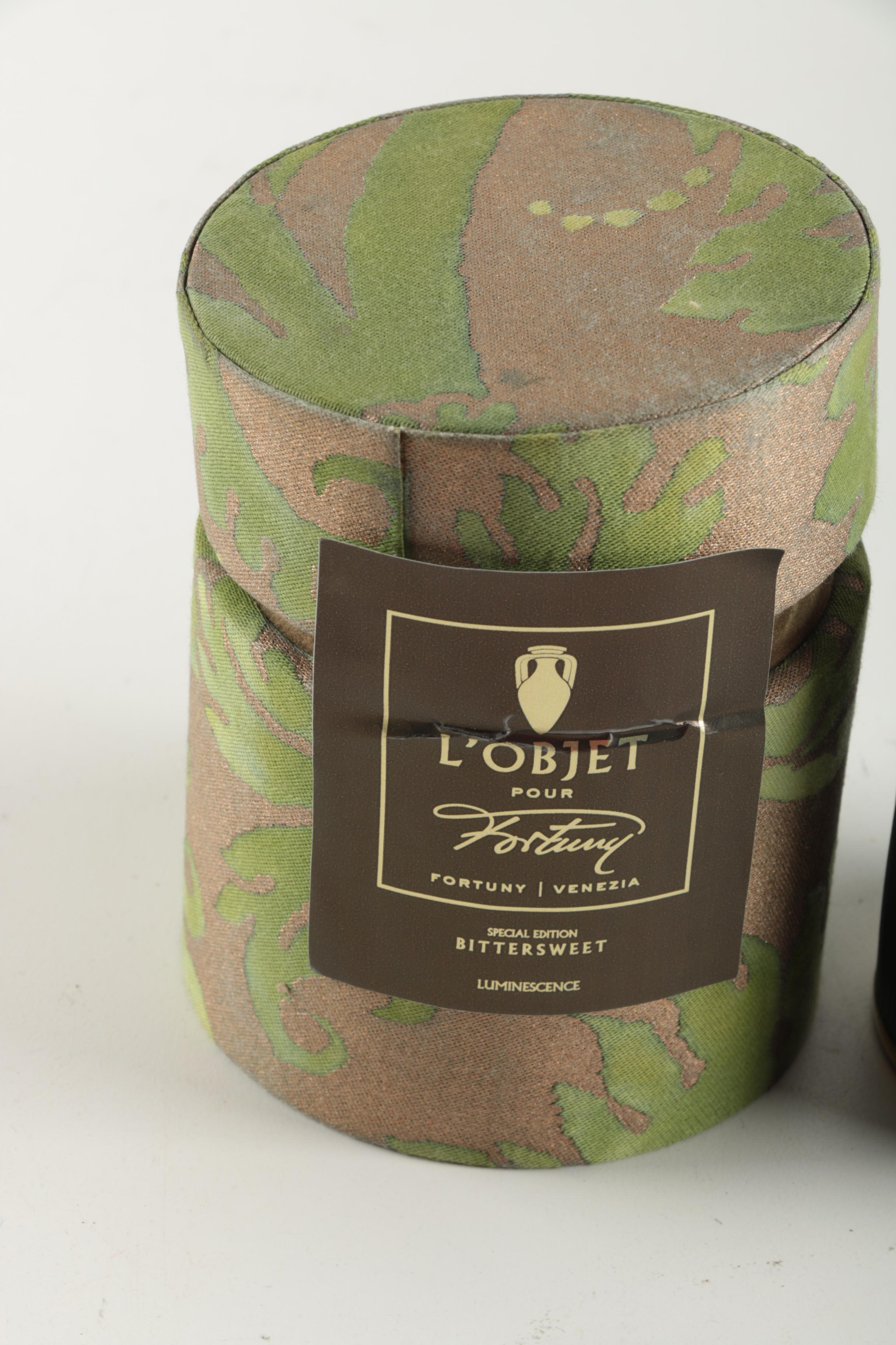 L'Objet Fortuny "Bittersweet" Pleated Candle