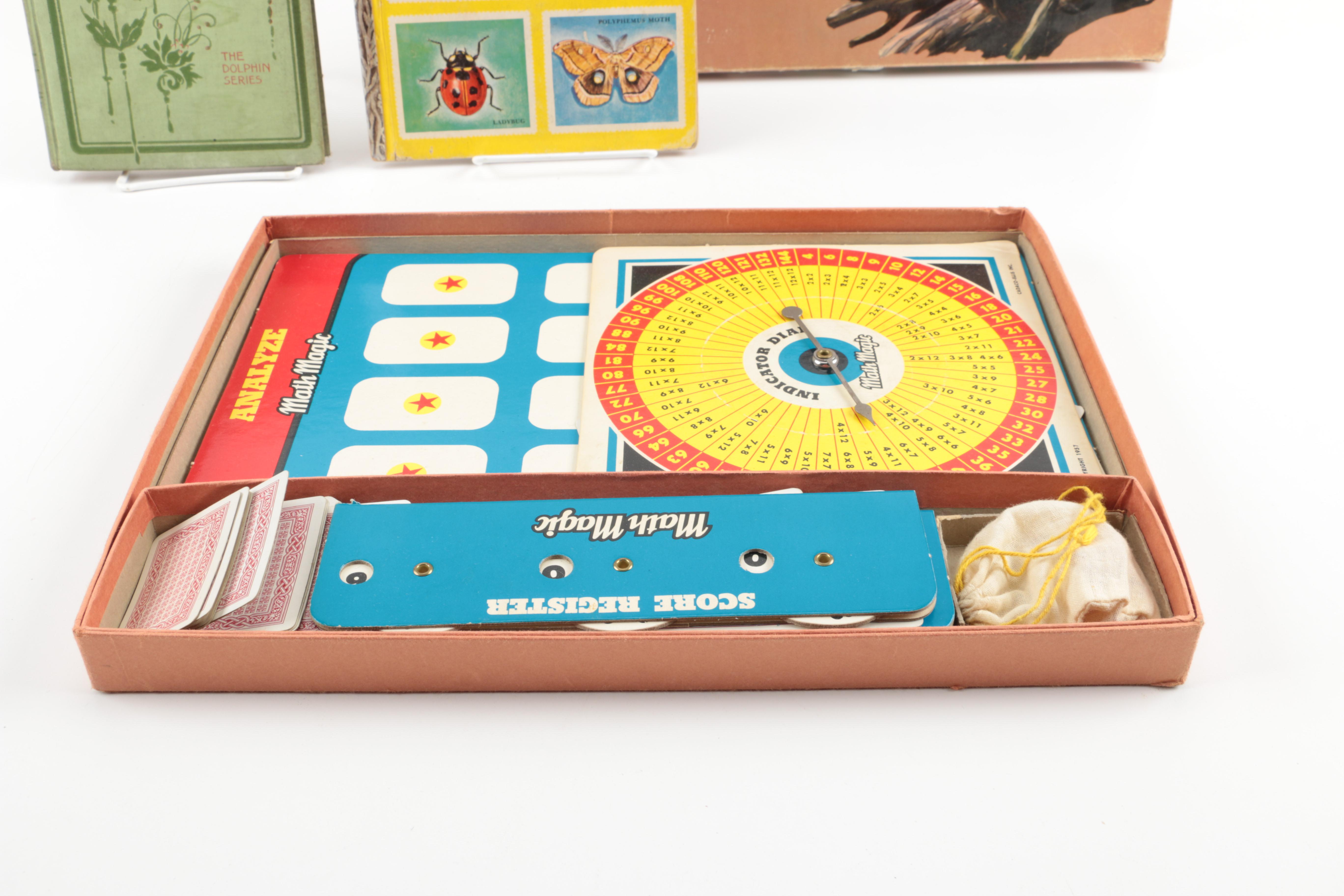 1950s Board Games and Vintage Children's Books