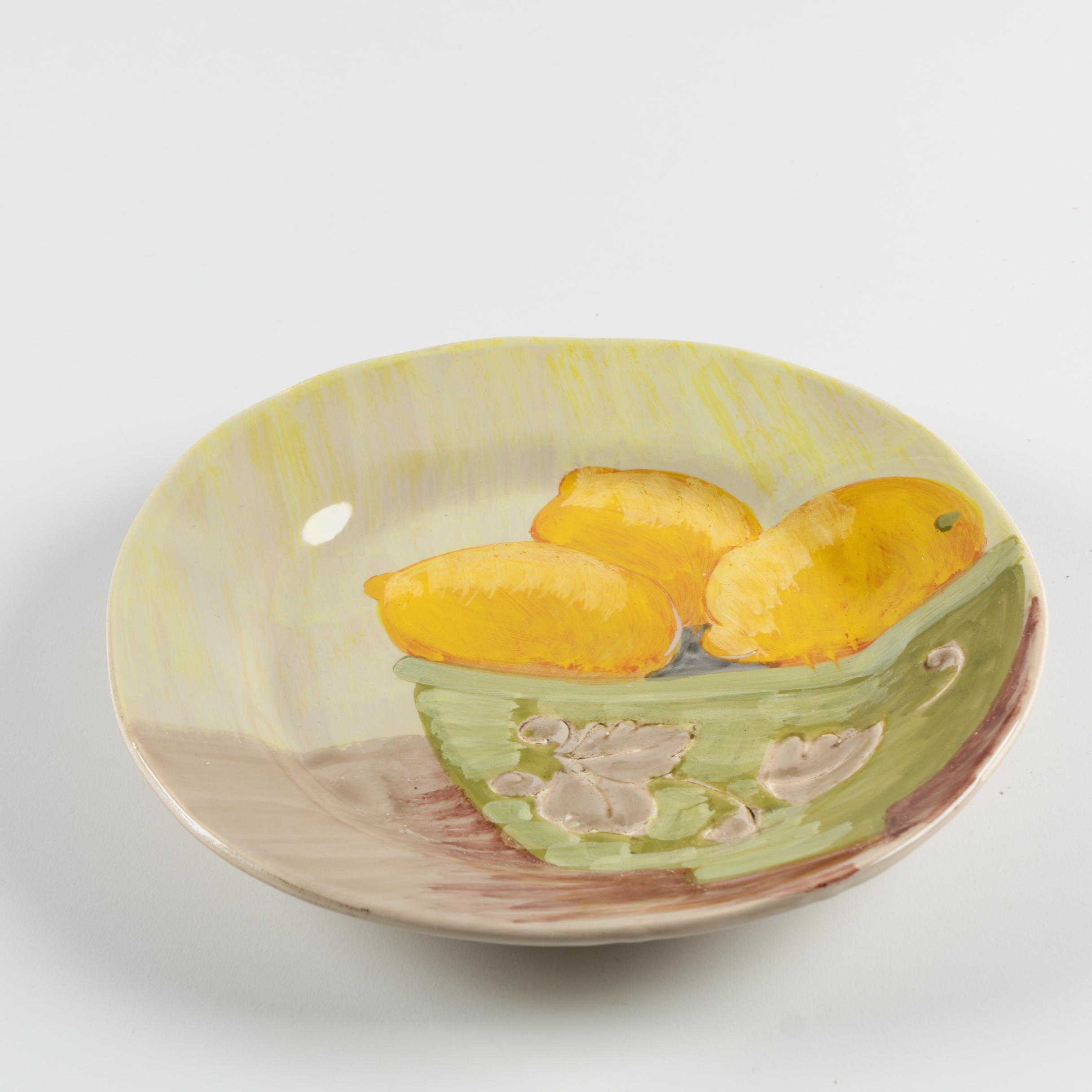 Italian Arte Italica Serveware with Vietri Plate