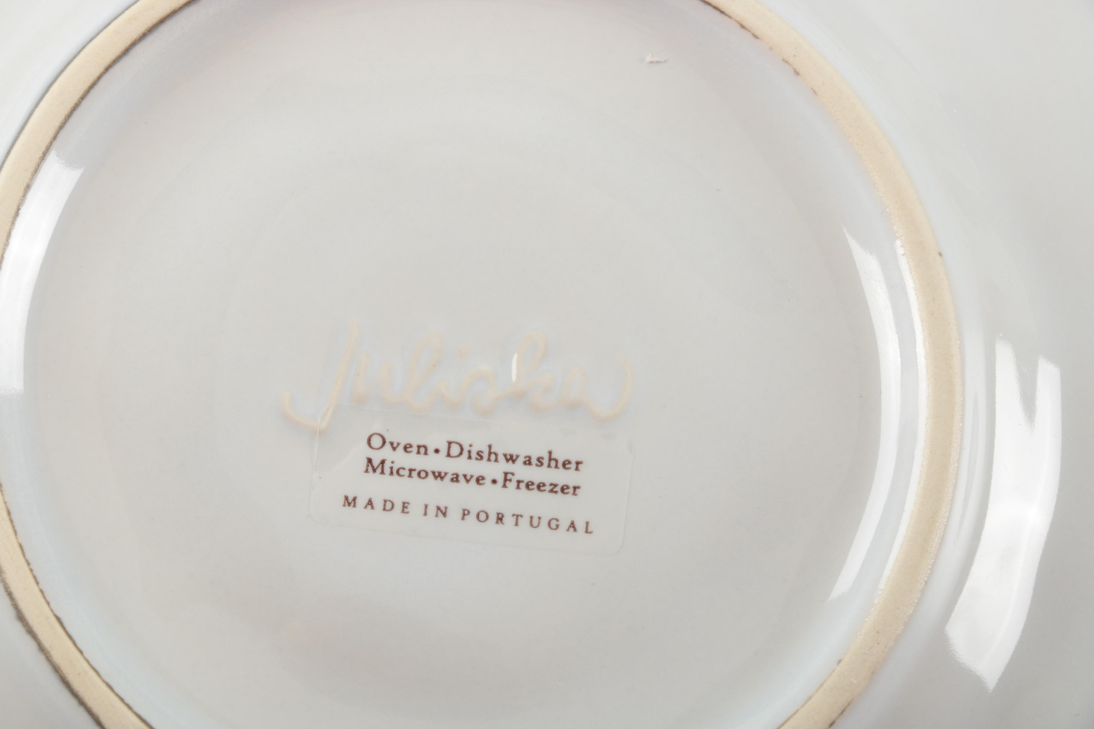 Ceramic Tableware Including Juliska "Field of Flowers"