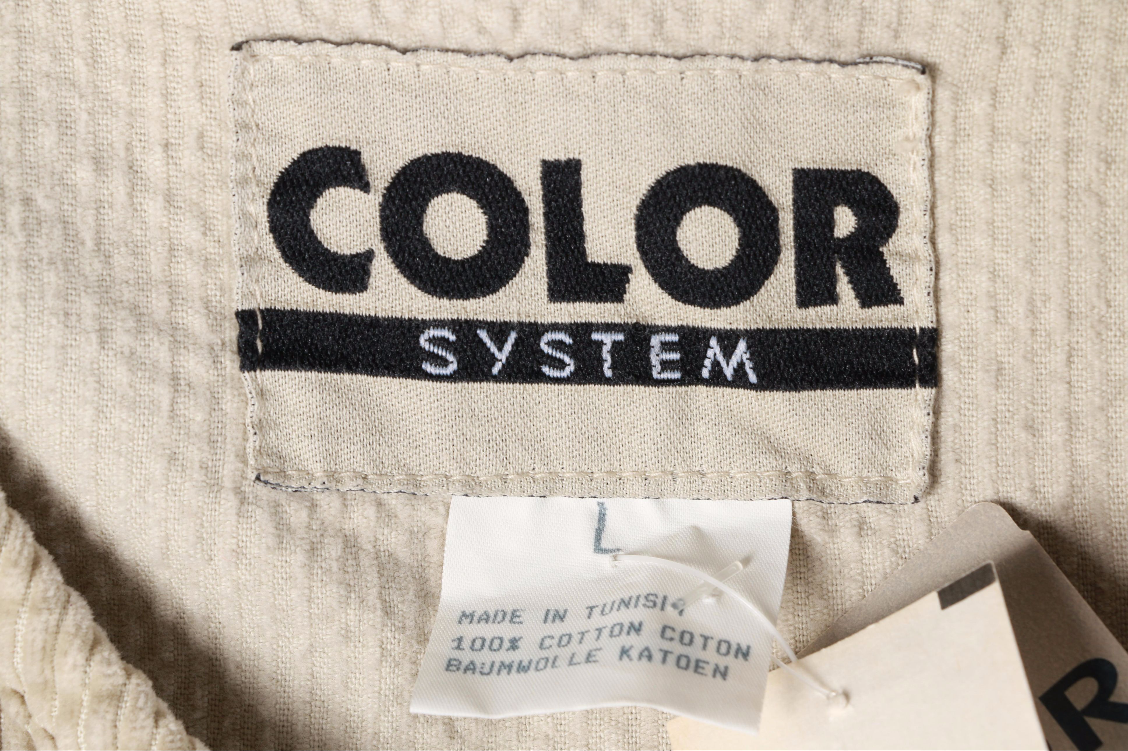 Color System Corduroy Vest and Jacket