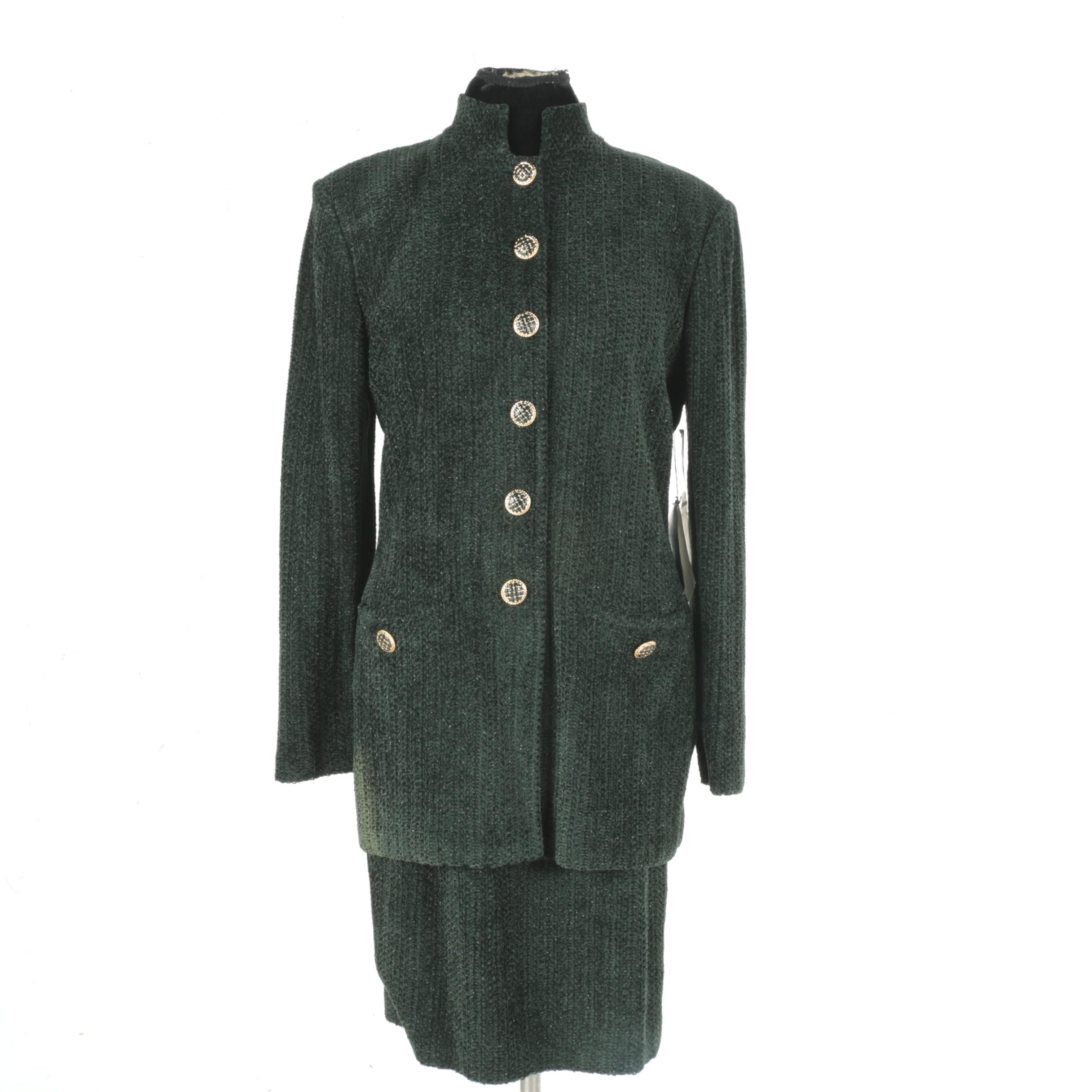 St. John Collection Knit Skirt Suit