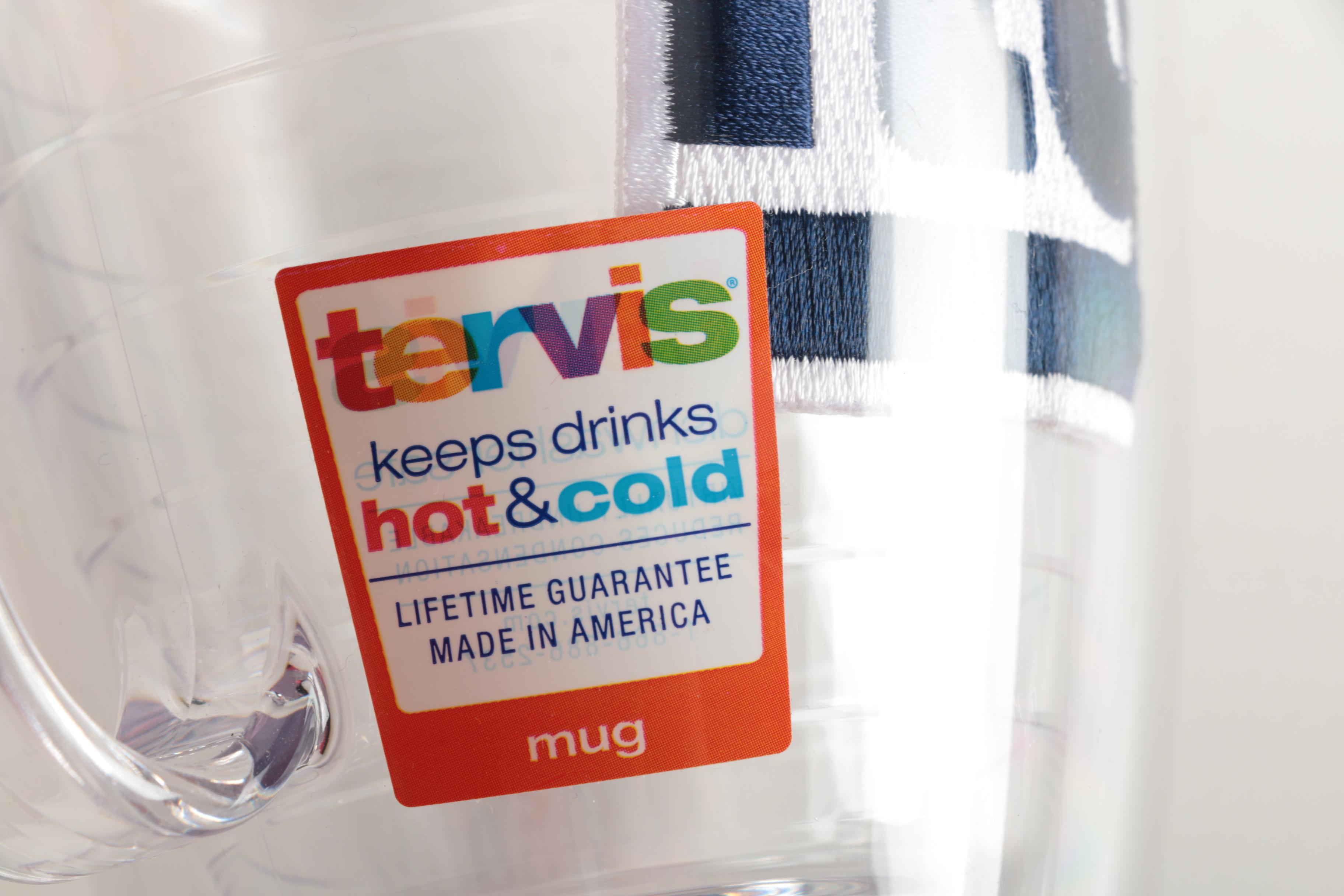 Matching Tervis New York Giants Themed Plastic Mugs